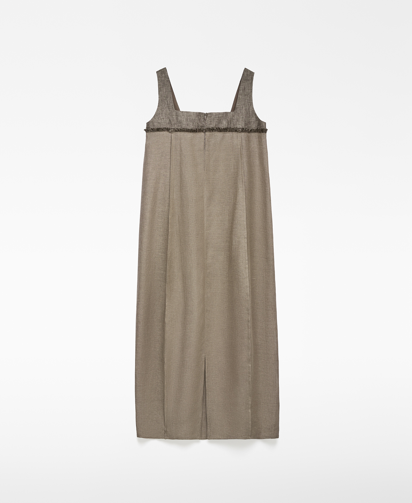European linen midi dress woman image number 7