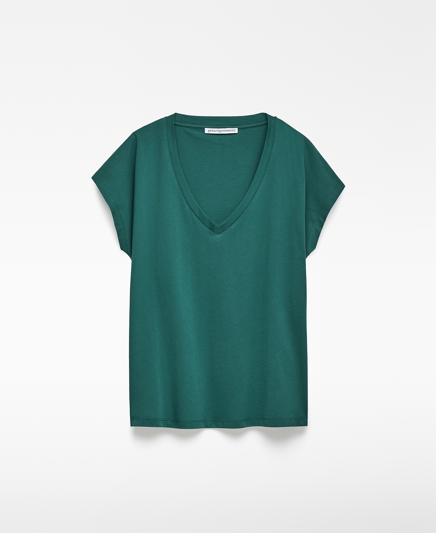 Camiseta relaxed fit algodón mujer image number 4