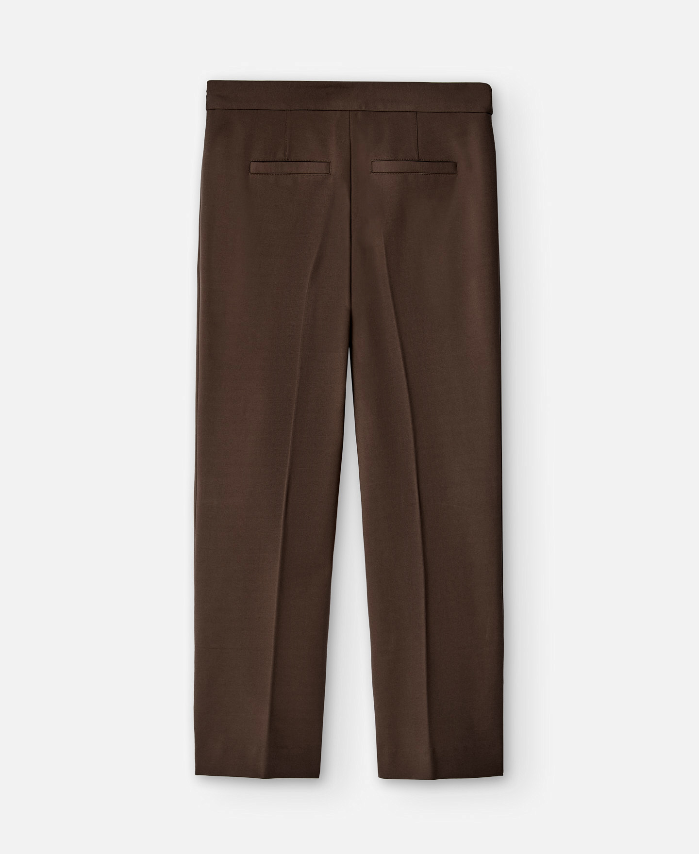 Ankle-length slim fit trousers for women image number 5