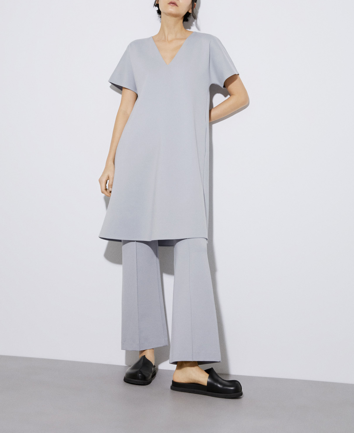 Responsible viscose A-line dress image number 1