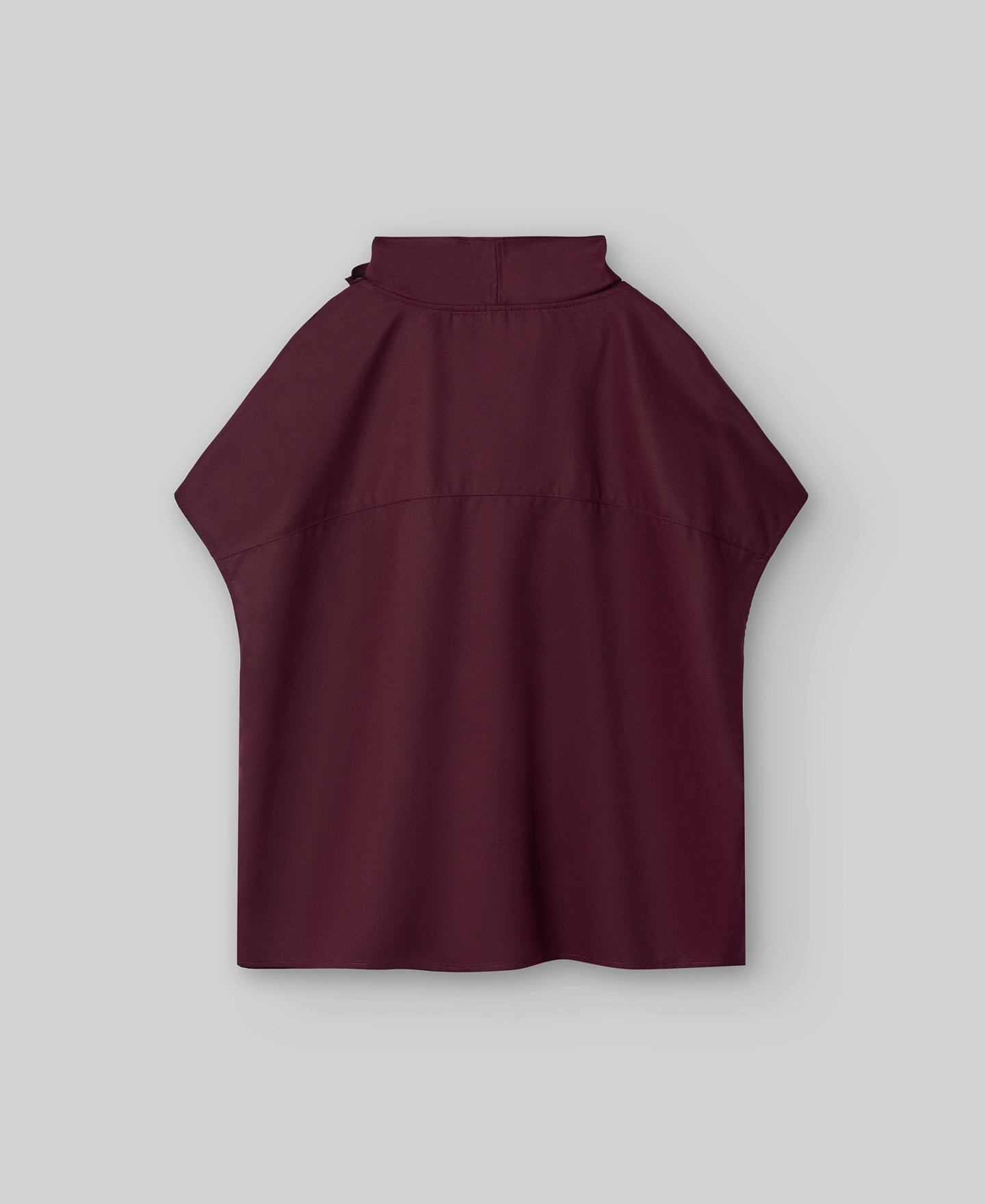 Draped turtleneck shirt woman image number 5