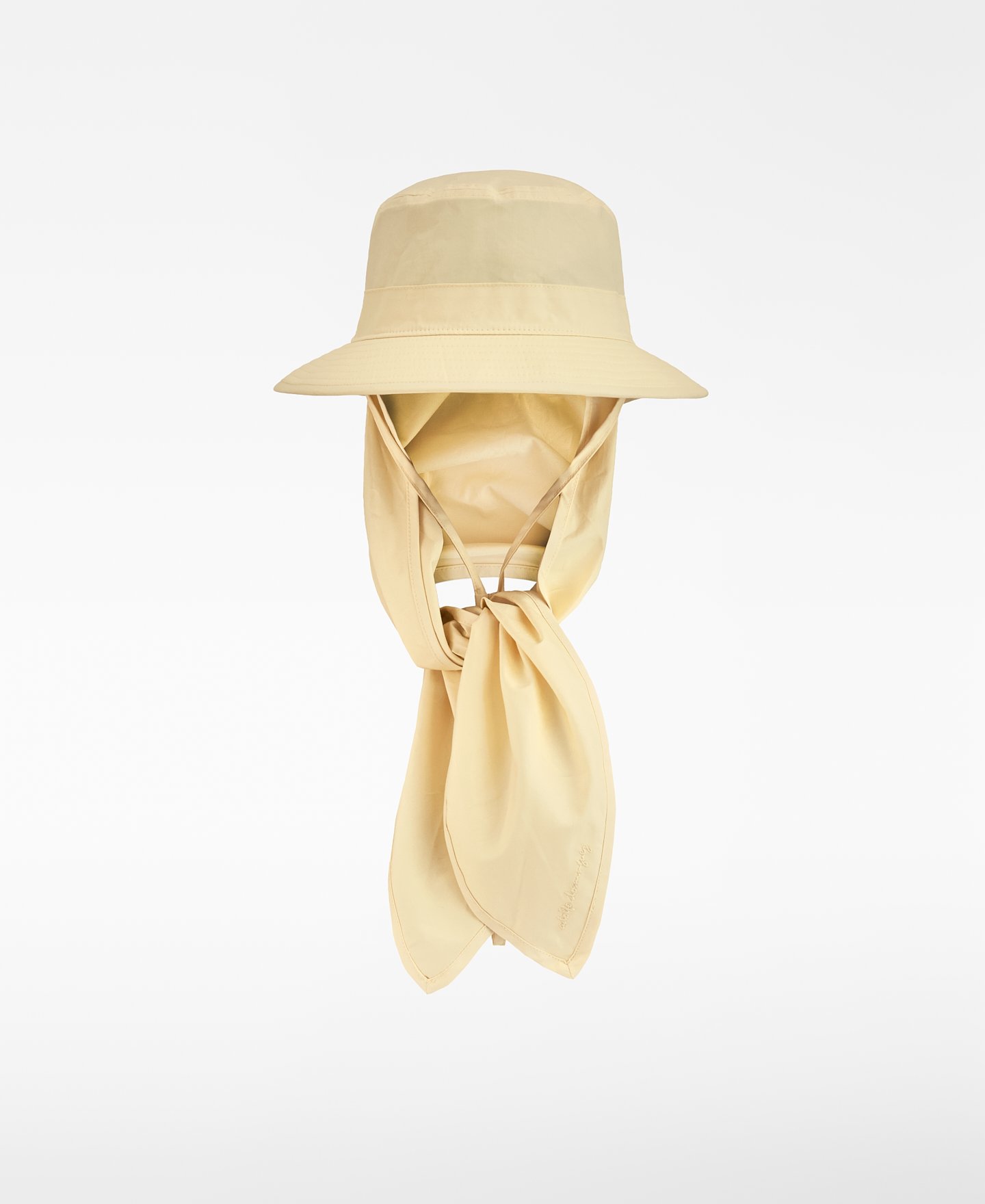 Bucket hat with removable scarf image number 0