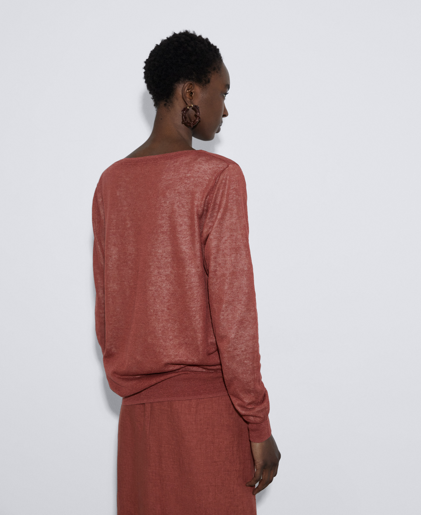 Fine linen sweater image number 2