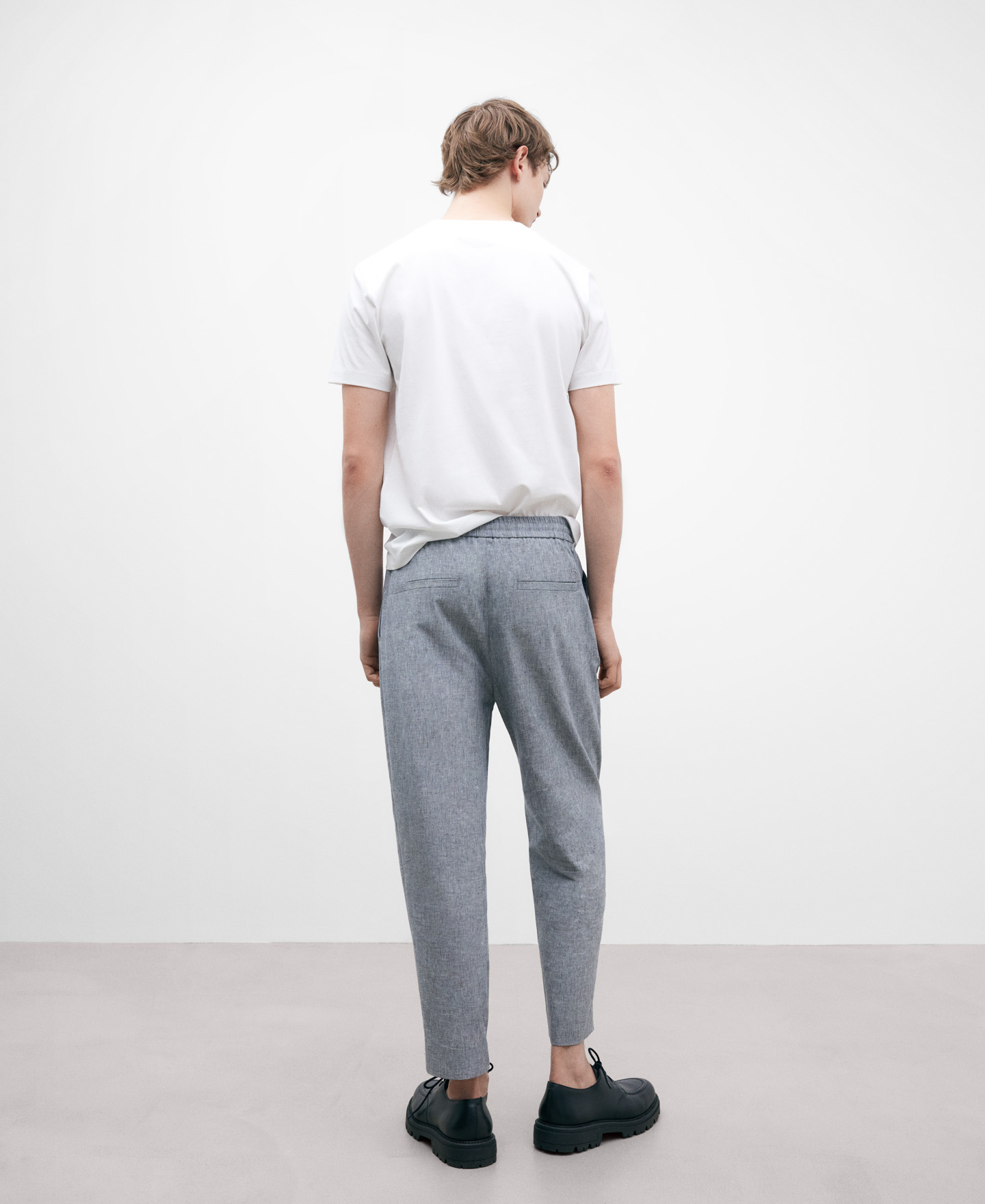 Mixed blue jogger trousers image number 2