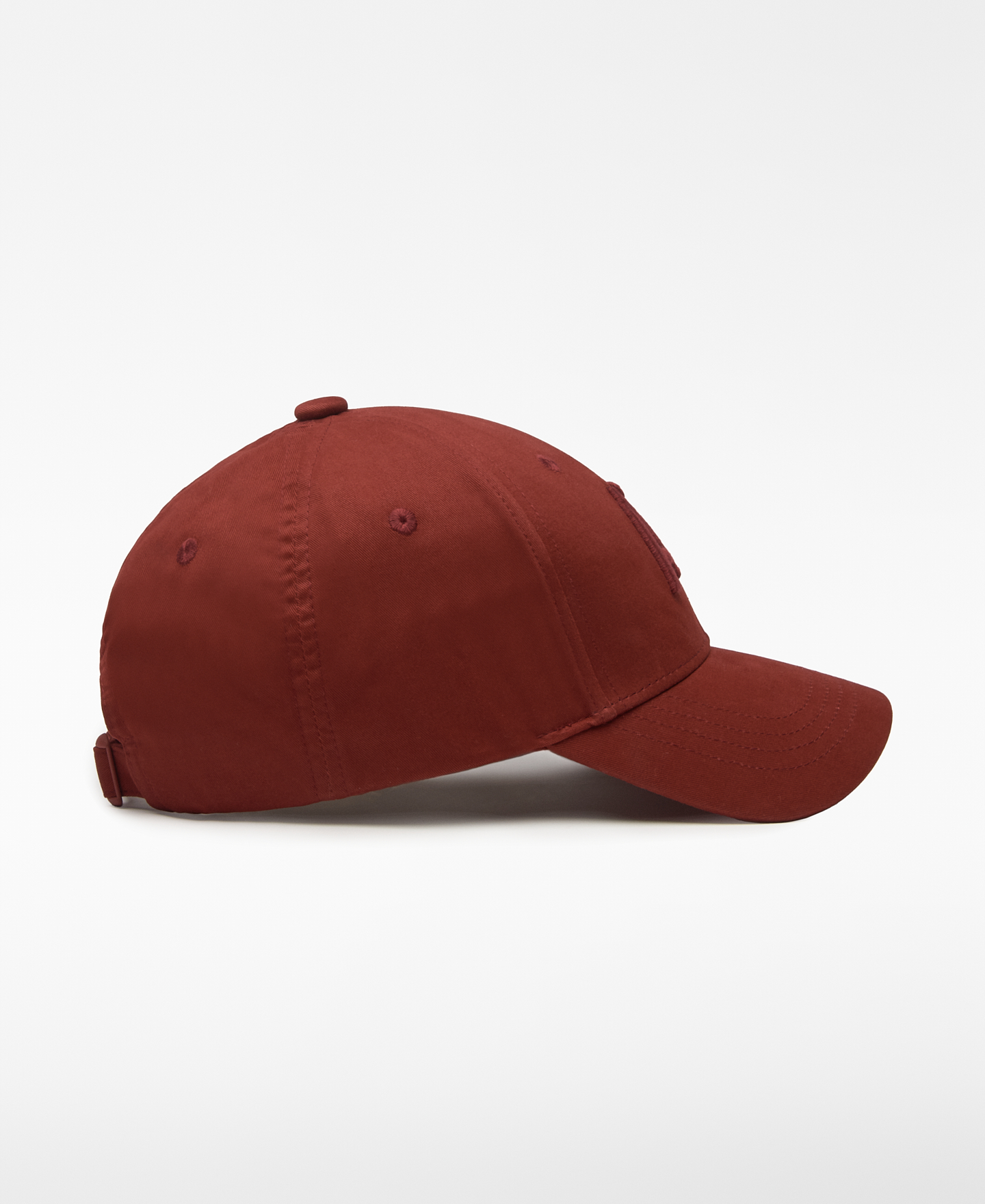 Gorra logo bordado algodón mujer image number 1