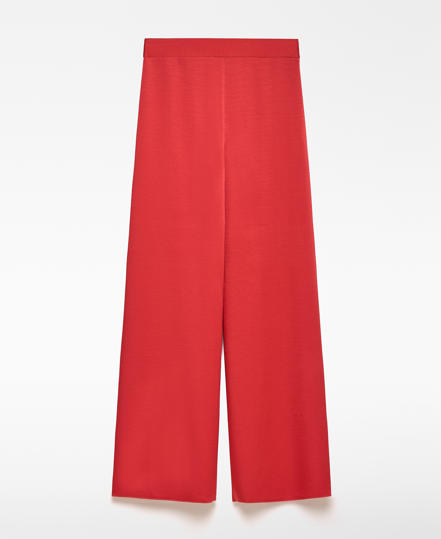 Pantalón pierna ancha rojo mujer image number 4