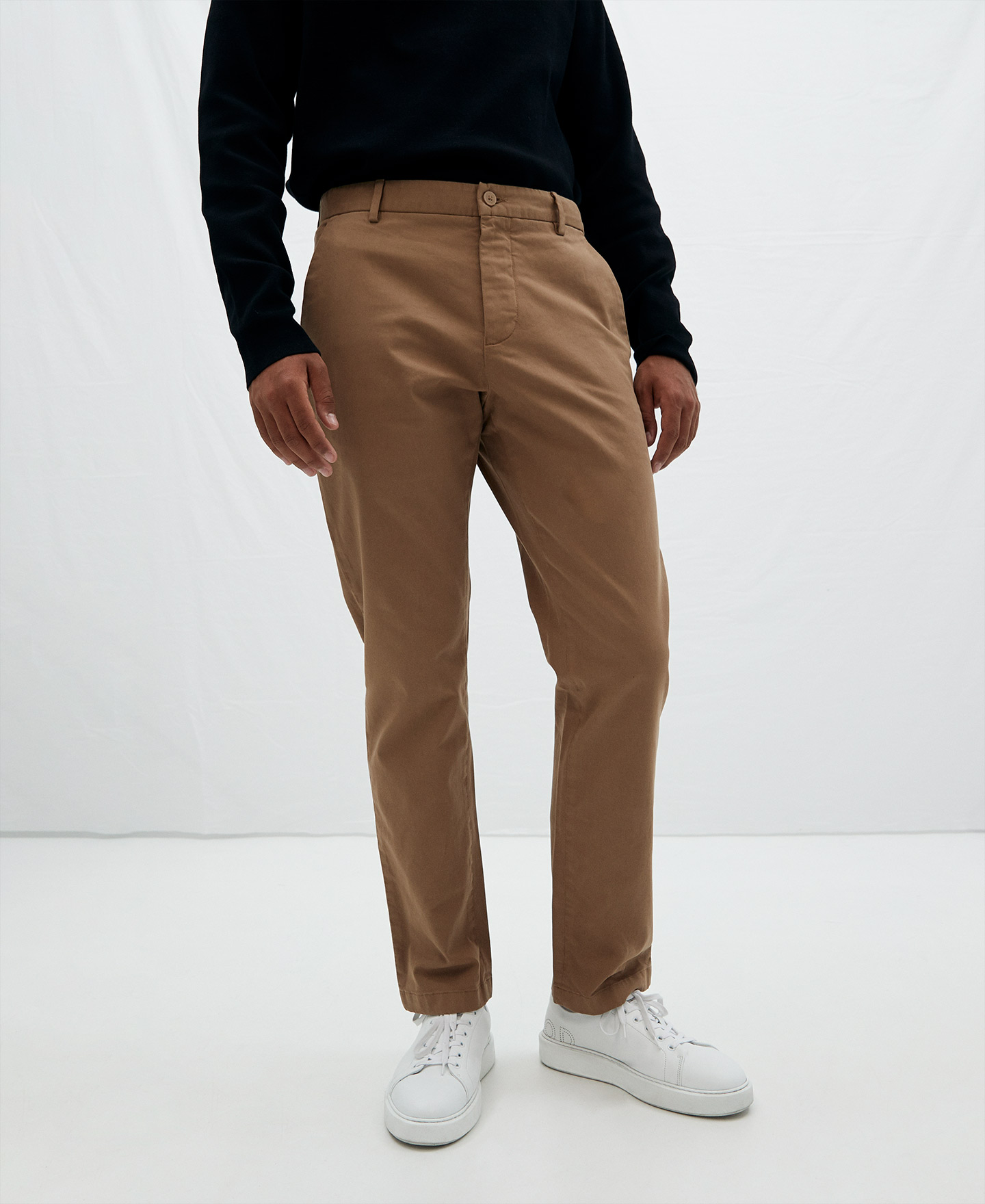 Pantalón chino en algodón image number 0