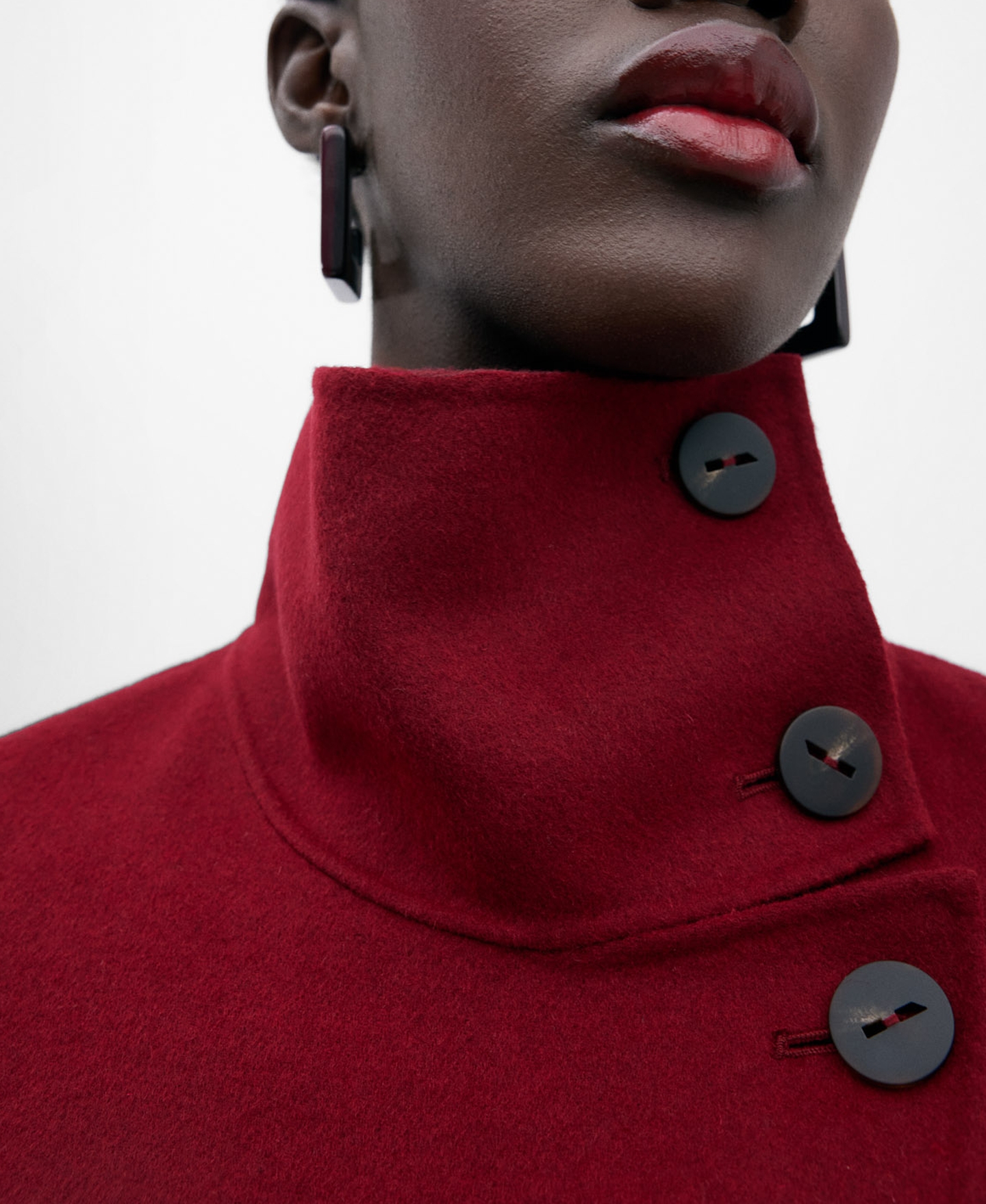 Double face fabric short jacket women image number 3
