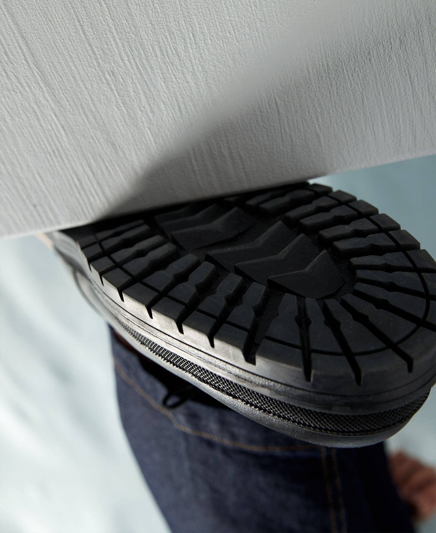 Derby leather shoe image number 5