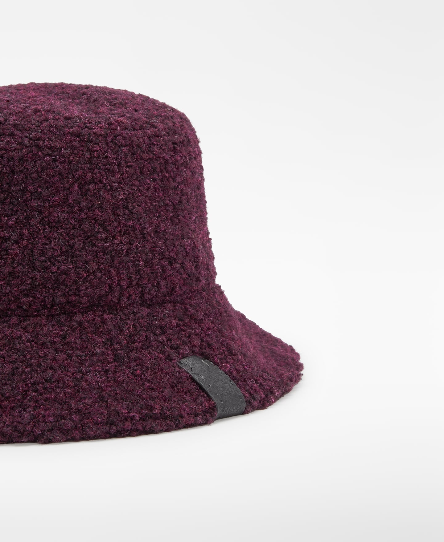 Strukturierter Bucket Hat mit Wolle image number 1