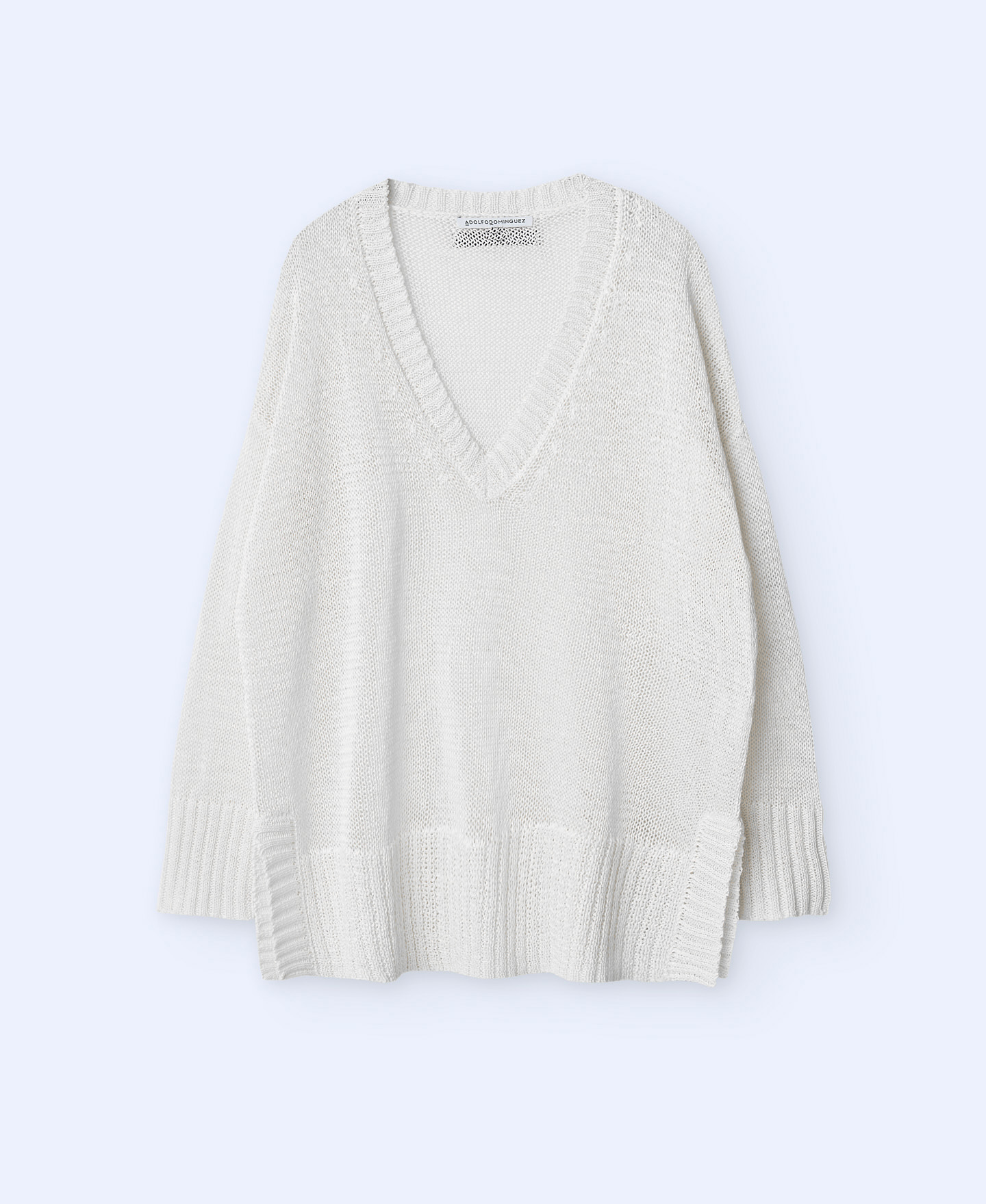 Jersey amplio con cuello pico image number 4