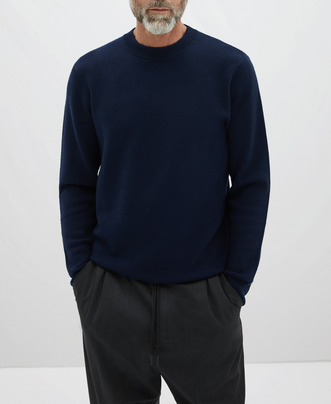 Merino wool knit sweater image number 0