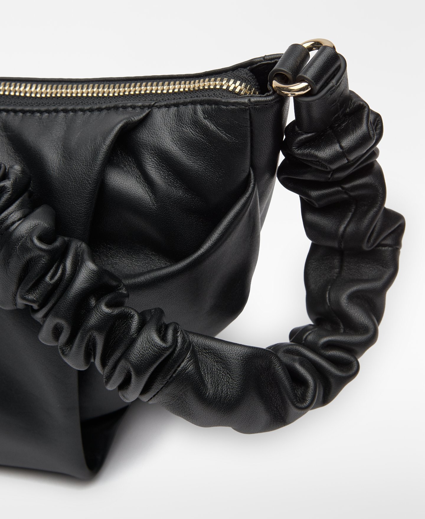 Luna ruched shoulder bag image number 2