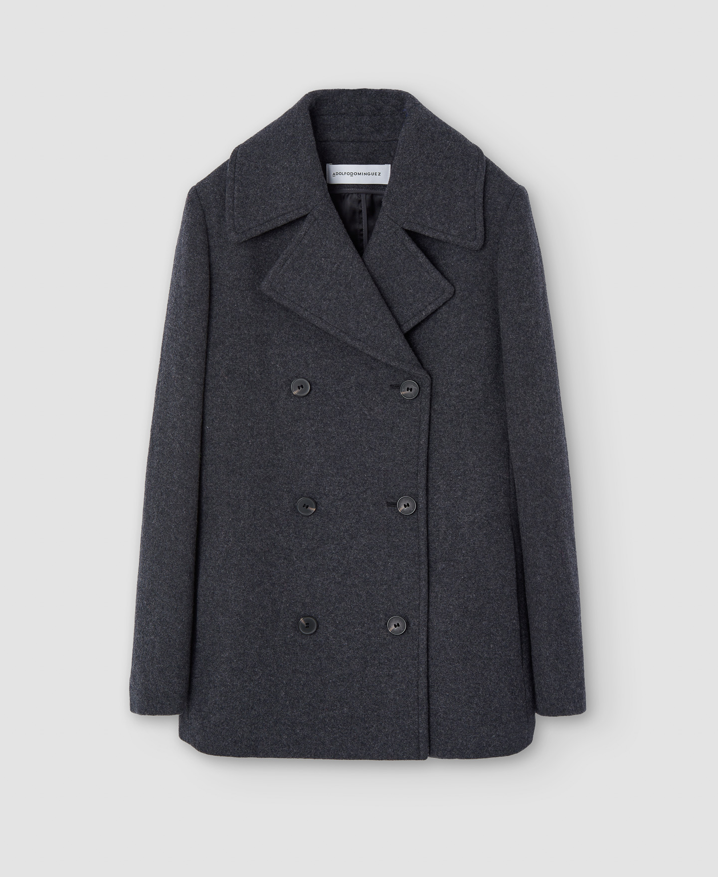 Double-breasted woolen blazer image number 4