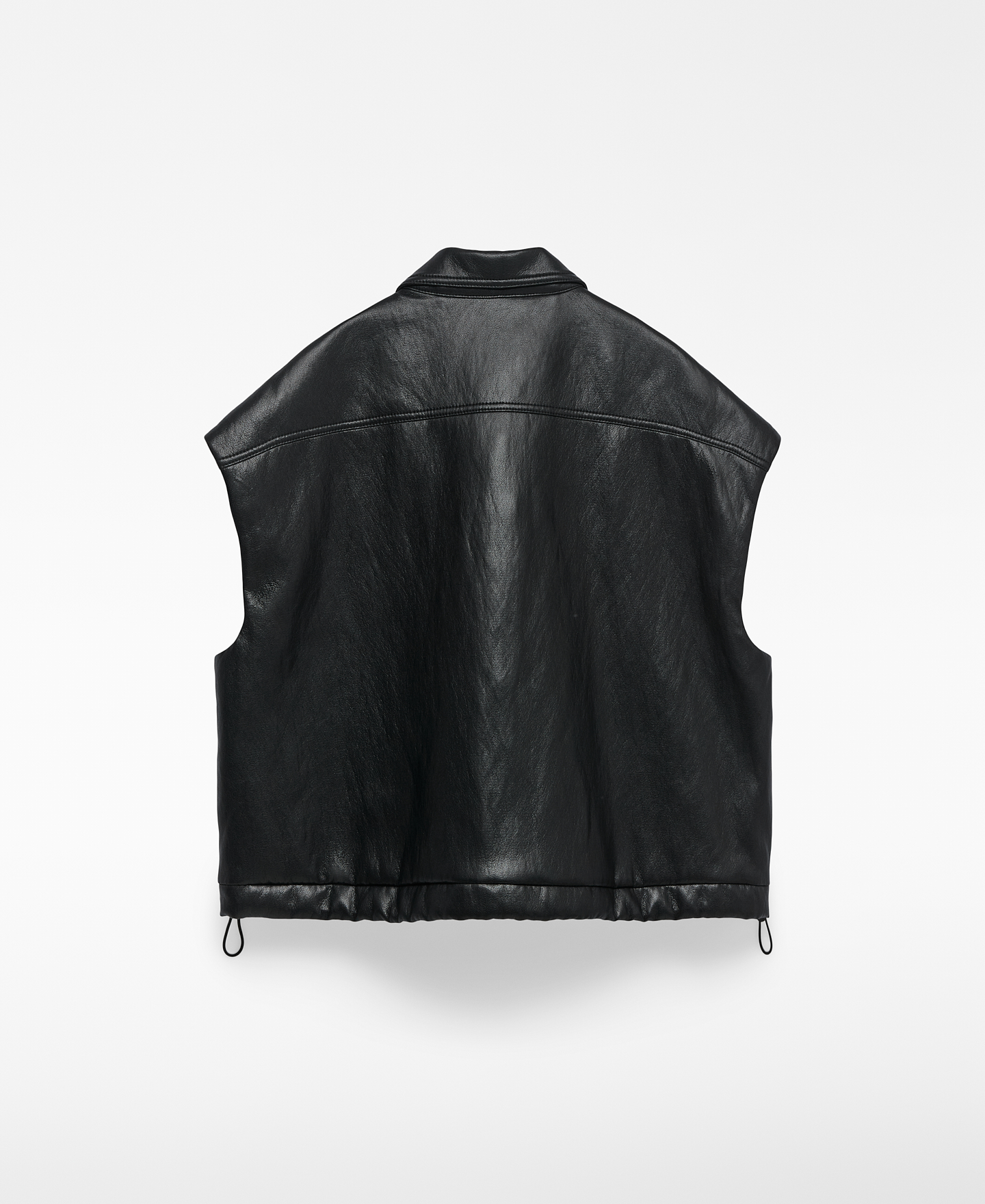Leather-Non-Leather vest woman image number 5