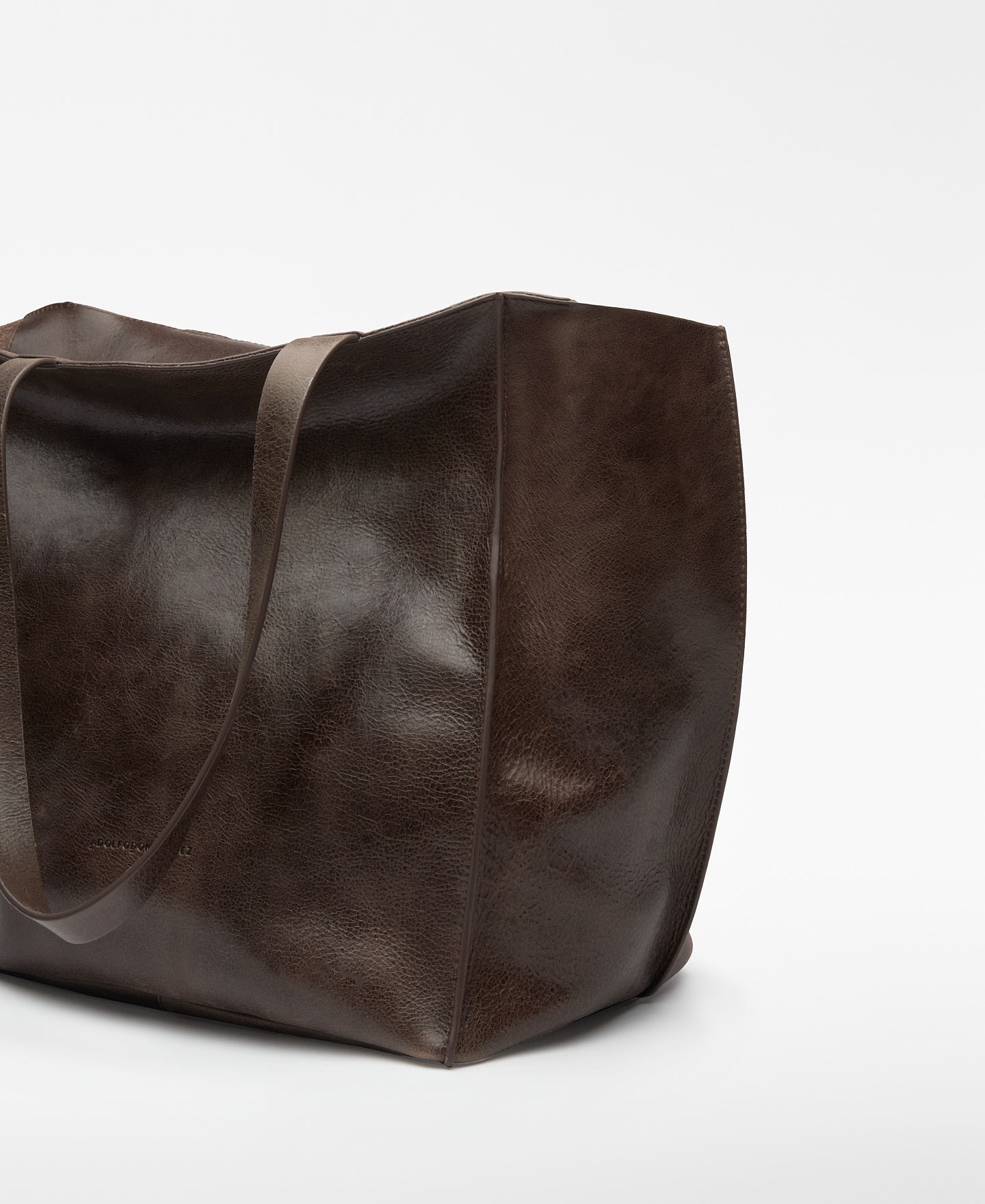 Mala shopper grande Orión em pele responsável para mulher image number 2