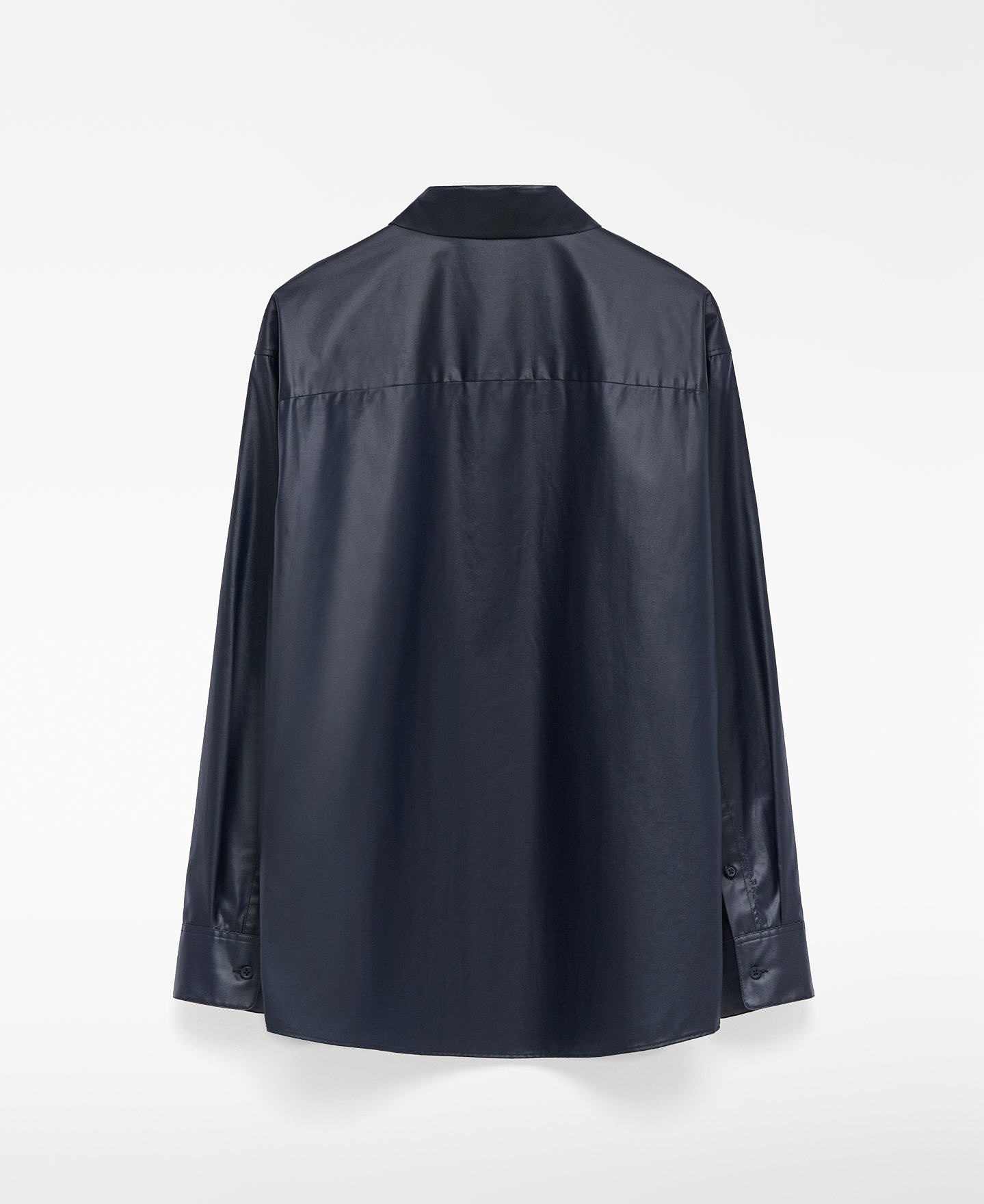 Chemise oversize bleu marine homme image number 5