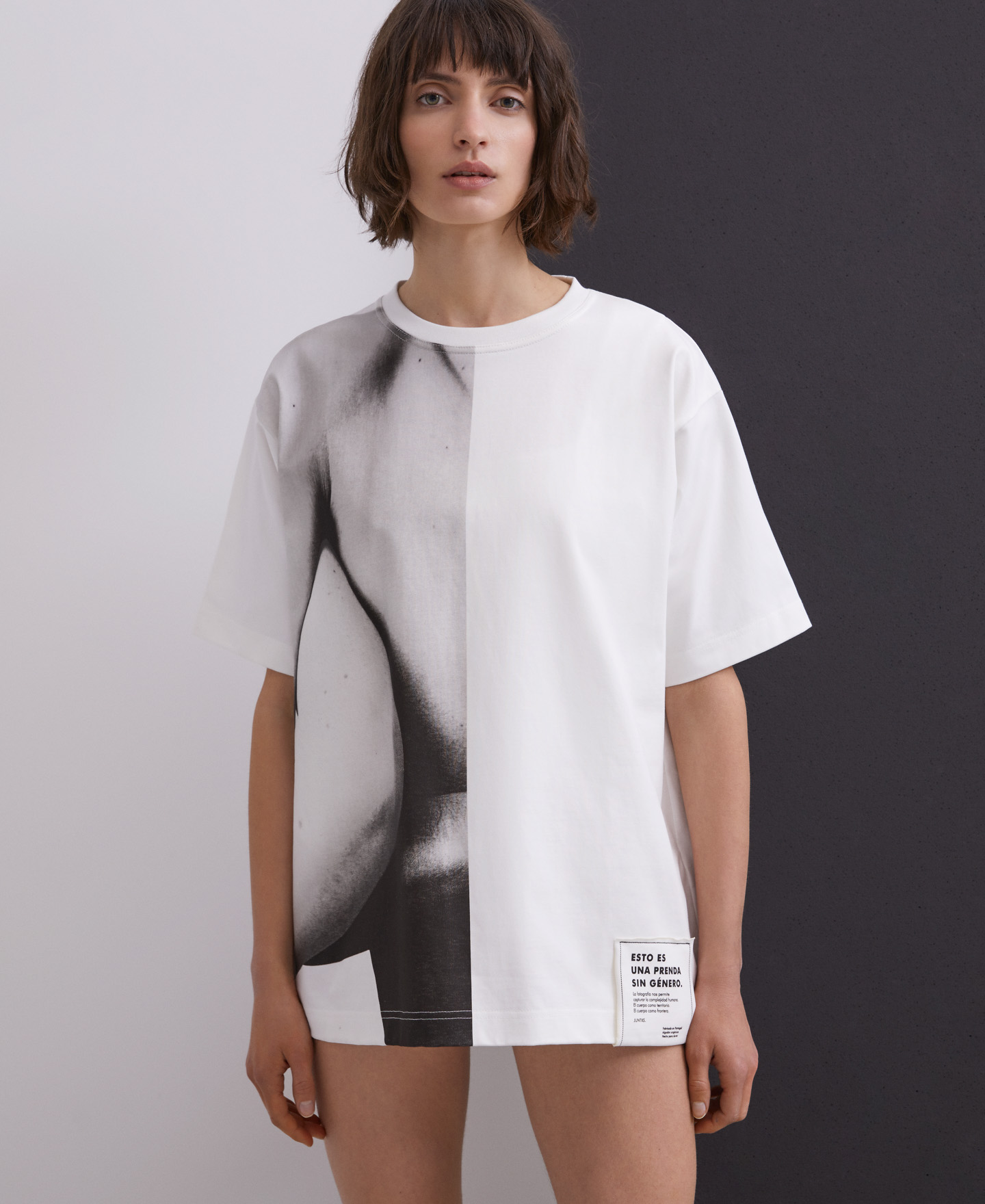 オーバーサイズコットンTシャツ image number 0