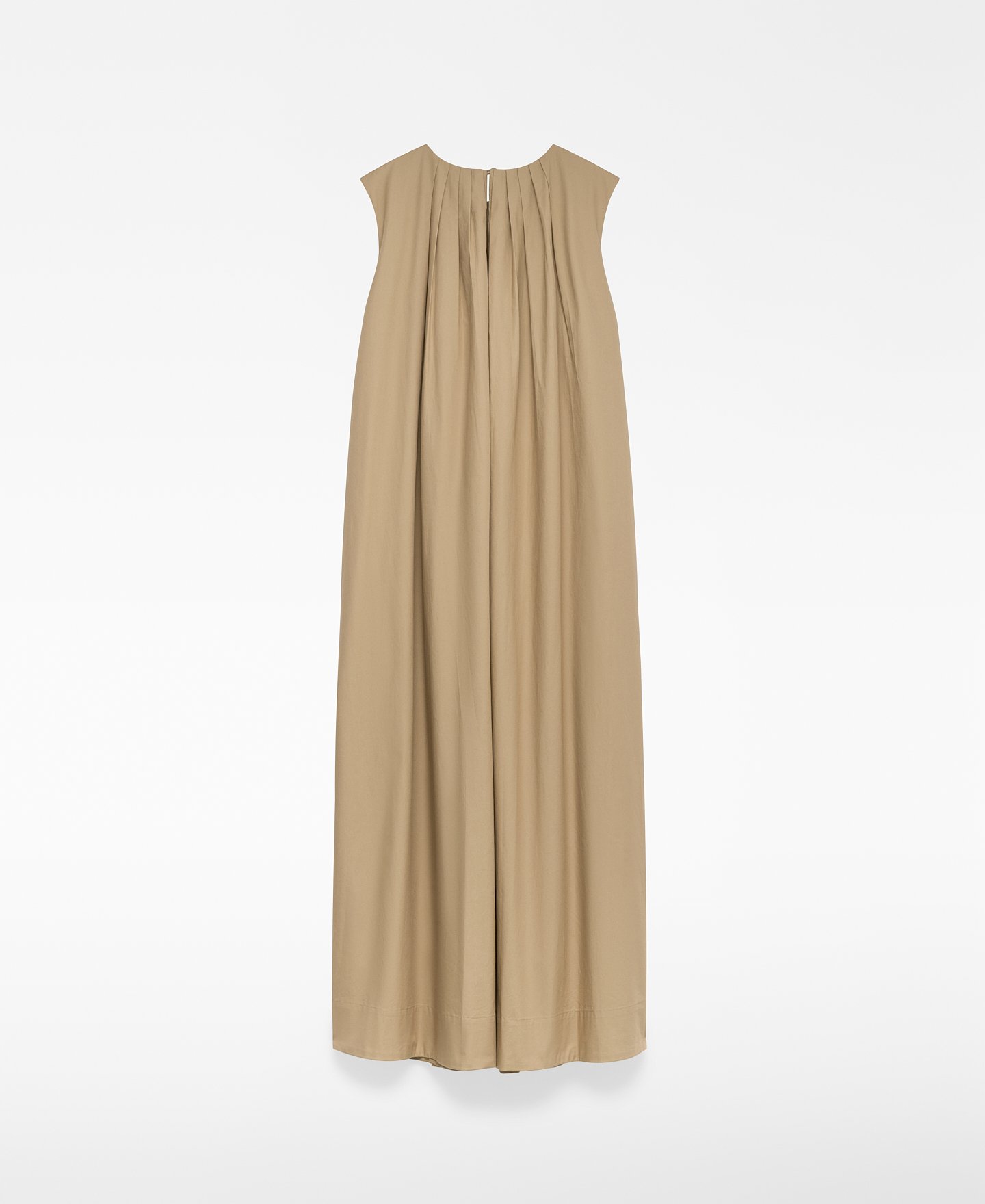 Pleated dress with chain detail woman image number 8