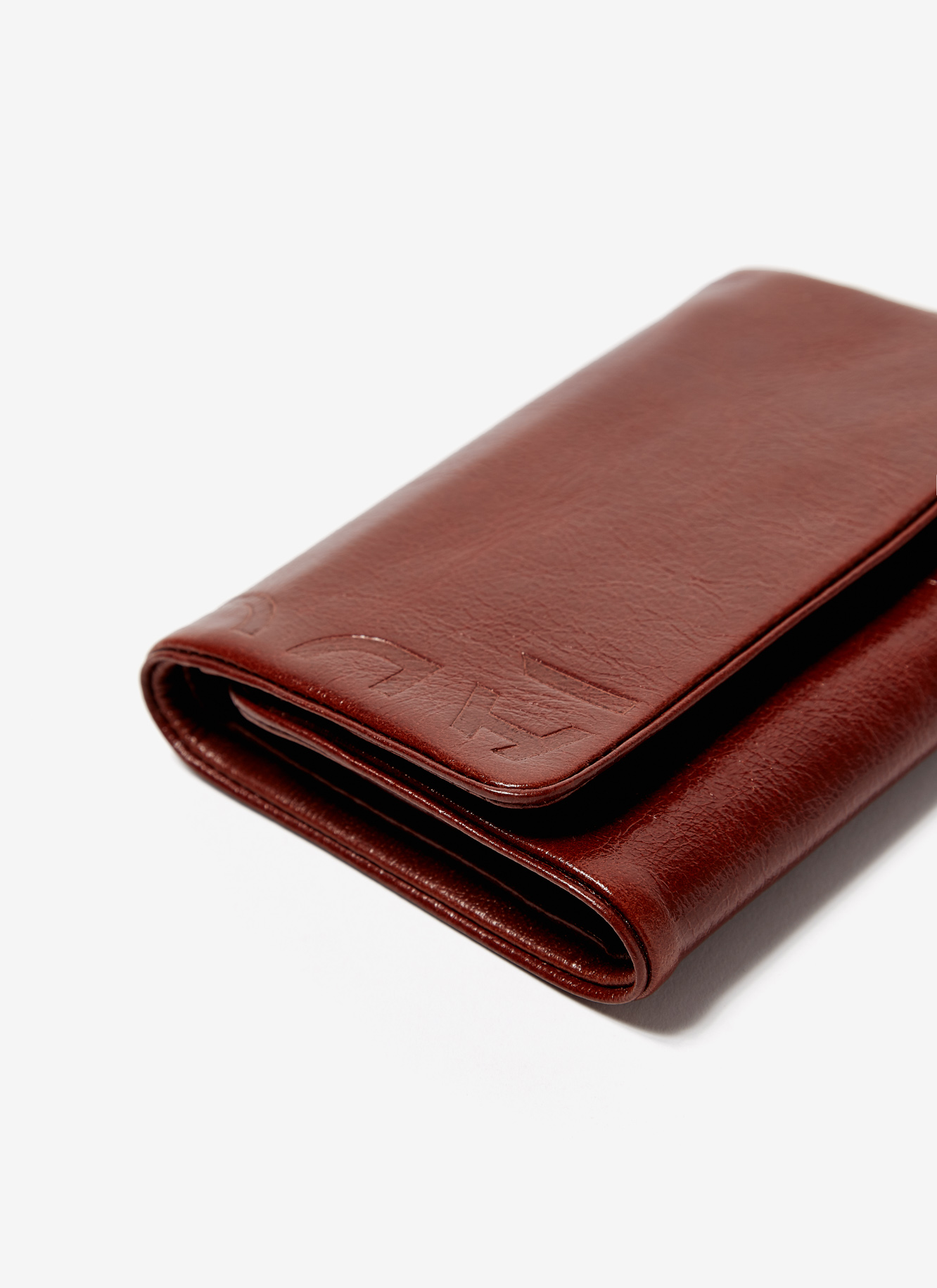 Crackled leather medium-sized wallet image number 1