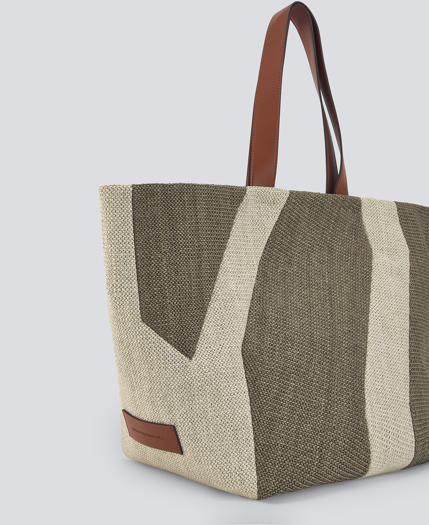 Braided patchwork maxi shopper woman image number 3