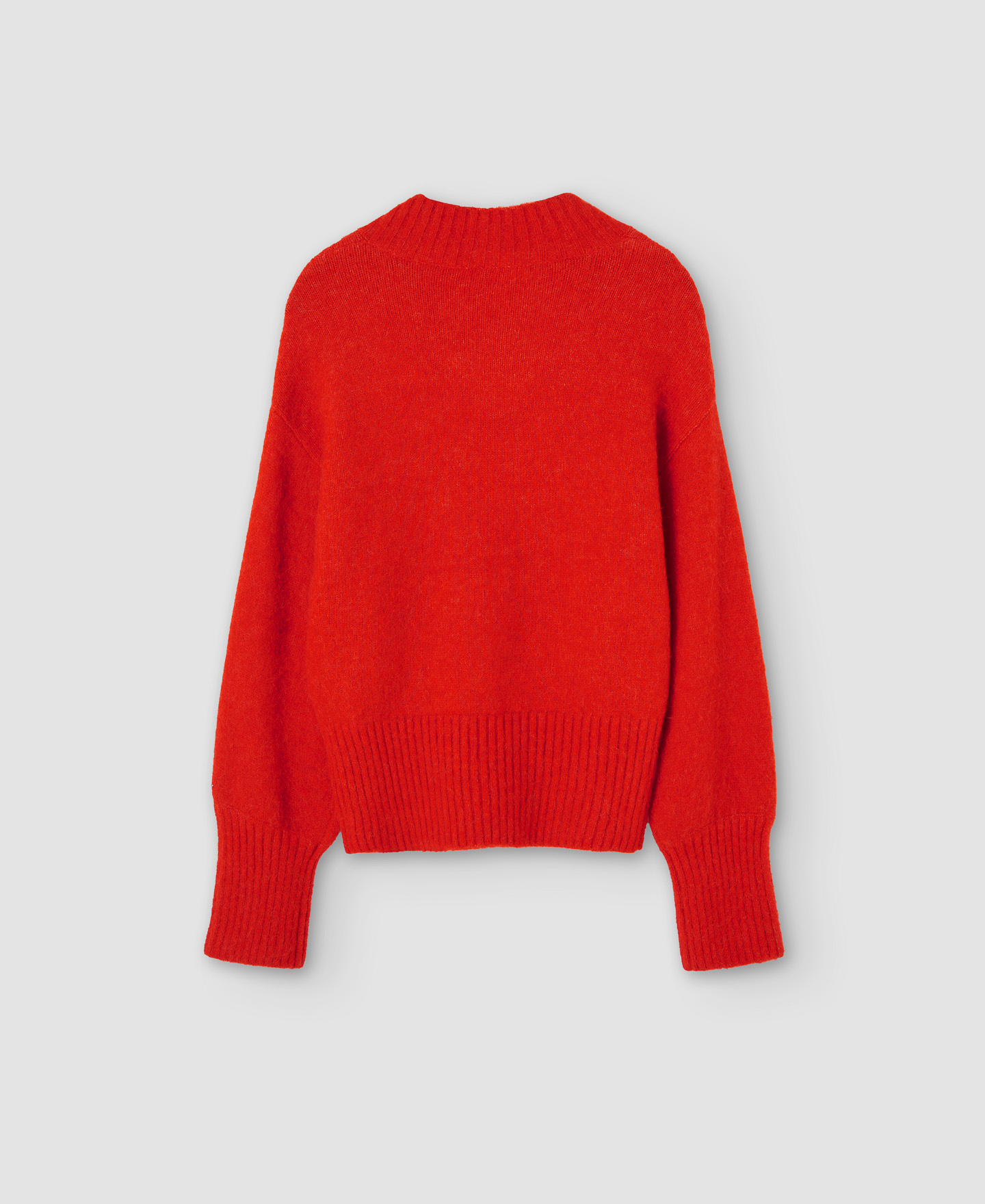 Jersey cuello pico en lana y alpaca image number 7