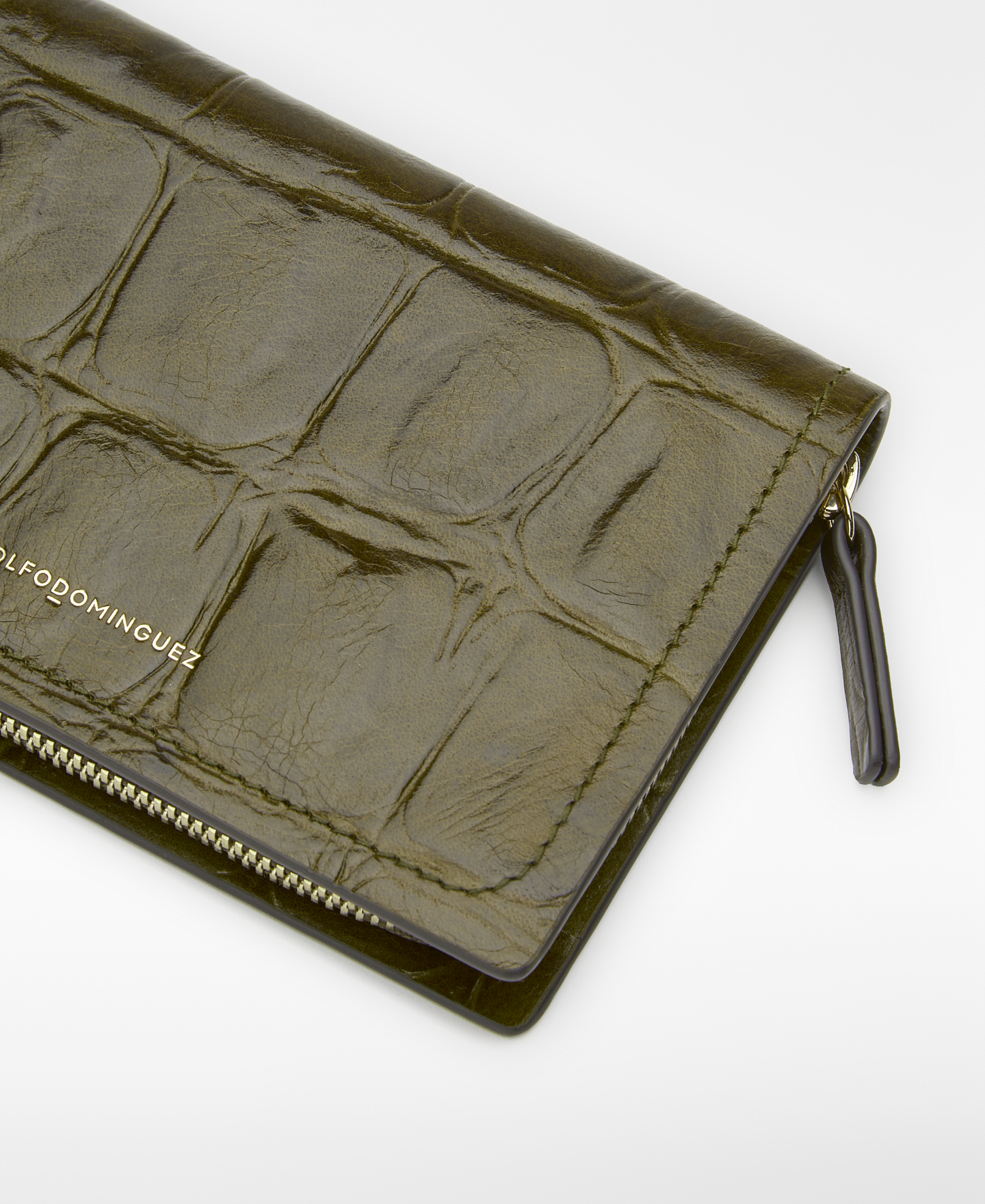 Mica croc-effect medium wallet image number 1
