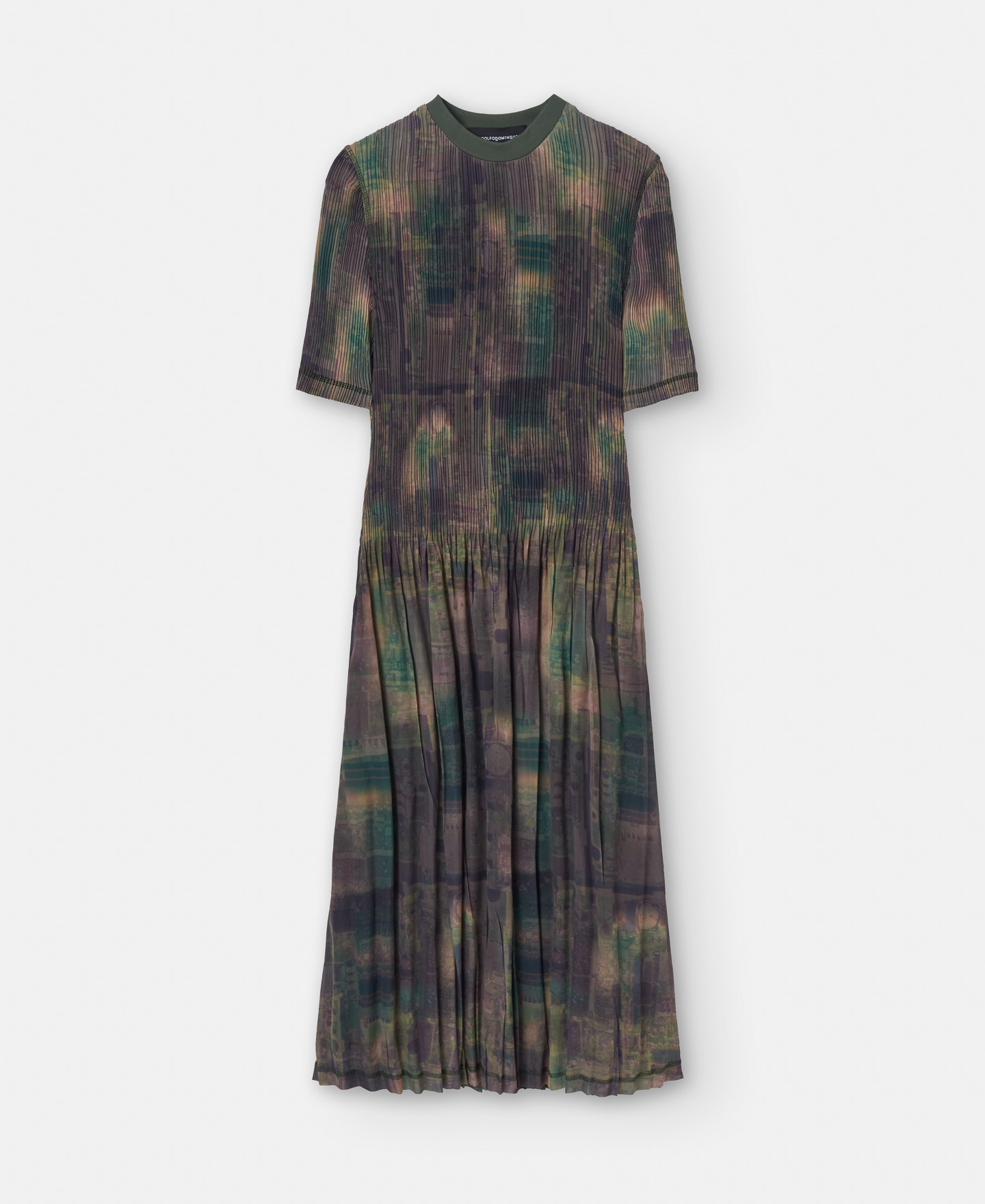 Vestido crinkle estampado image number 4
