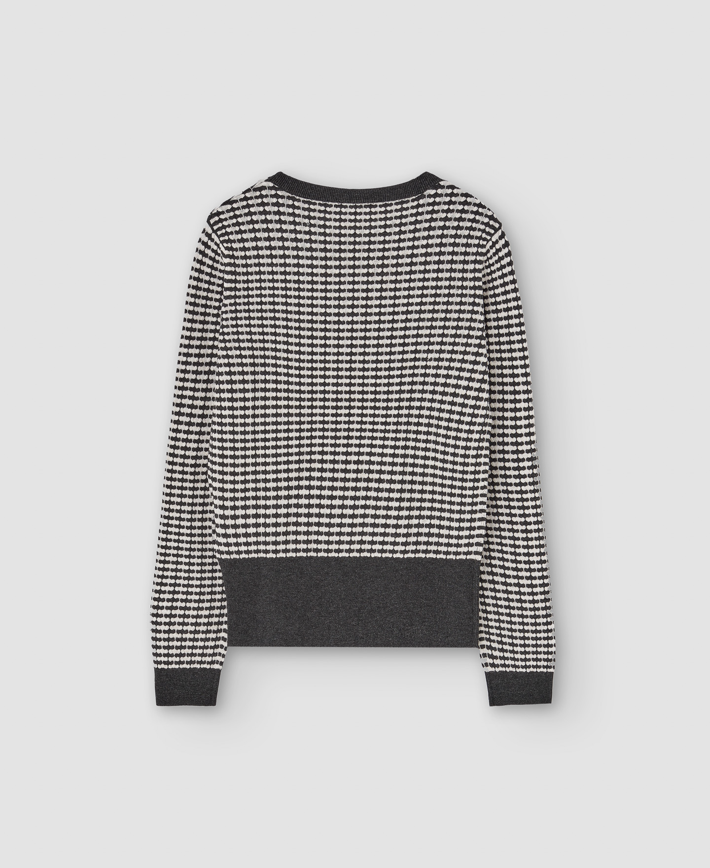 Viscose fabric round neckline sweater image number 5
