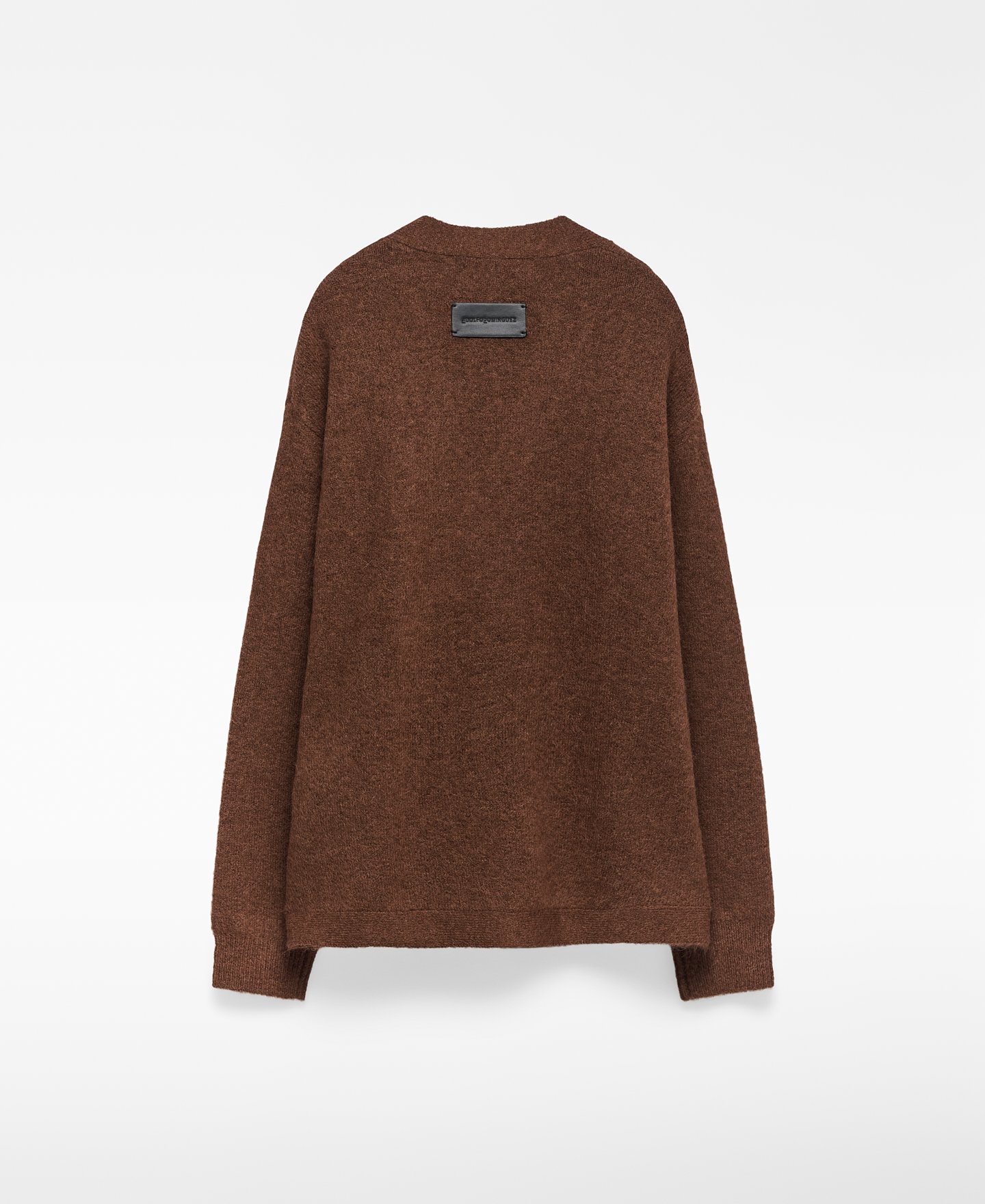 V-neck wrap knit cardigan woman image number 1