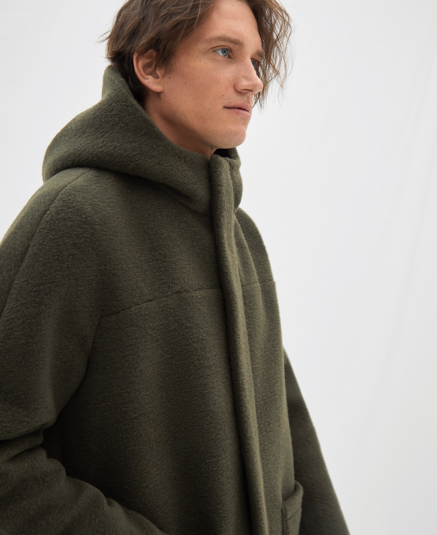 Nautical jacket in nylon and merino wool image number 5