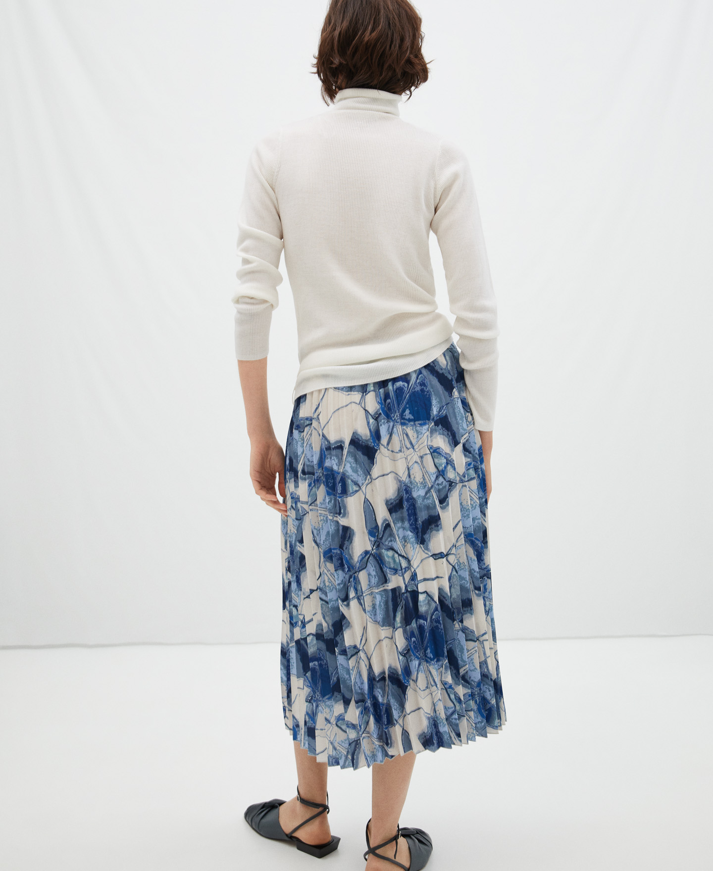 Crinkle printed skirt image number 2