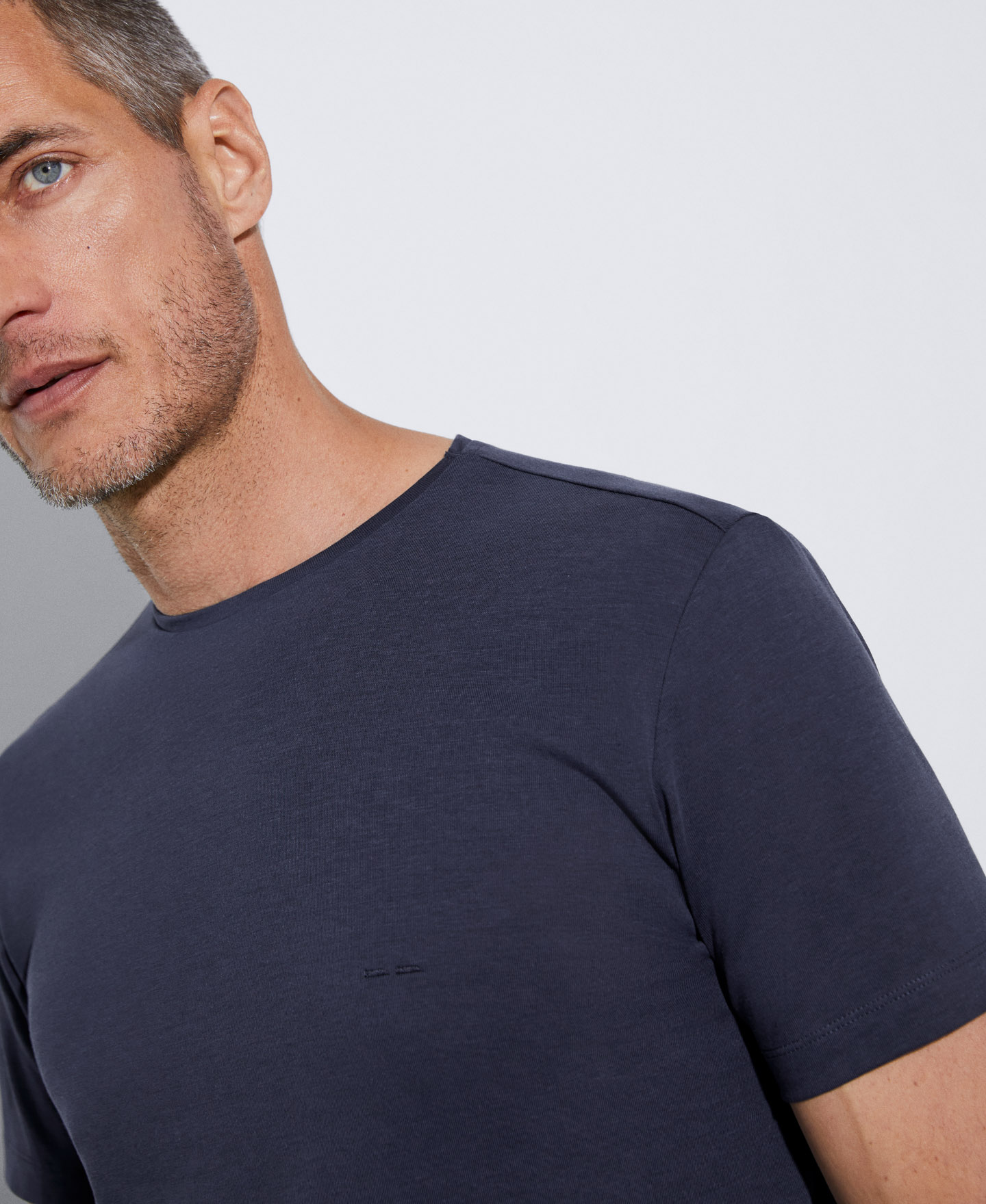 T-shirt in cotton and lyocell image number 3
