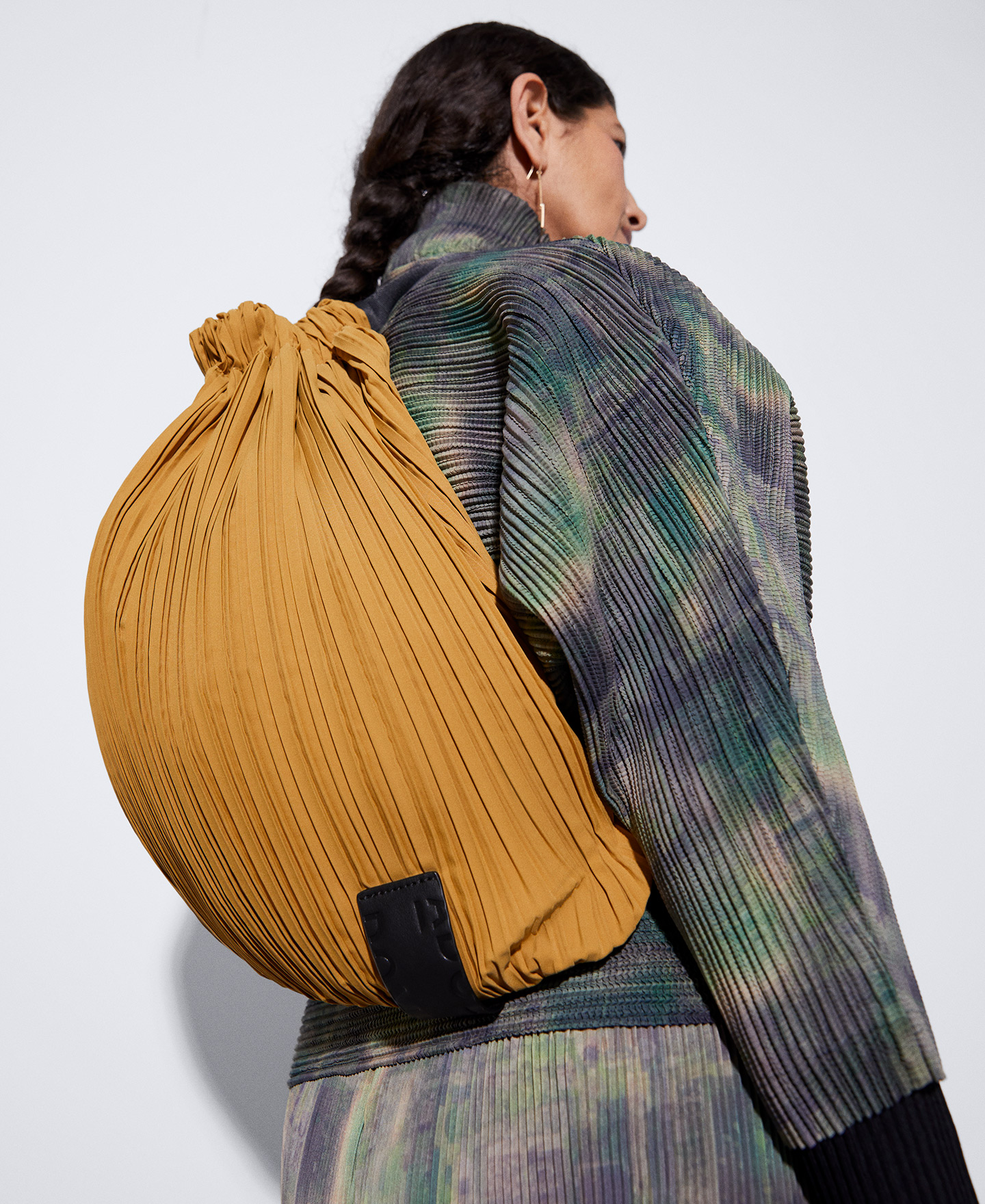 Recycled polyester crinkle backpack image number 4