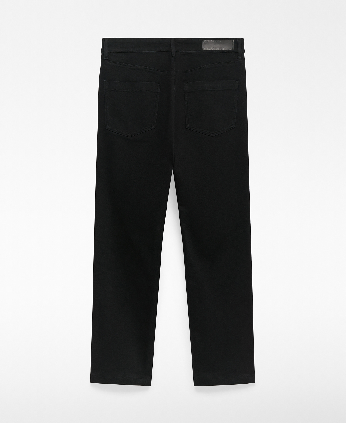 Black denim trousers man image number 5