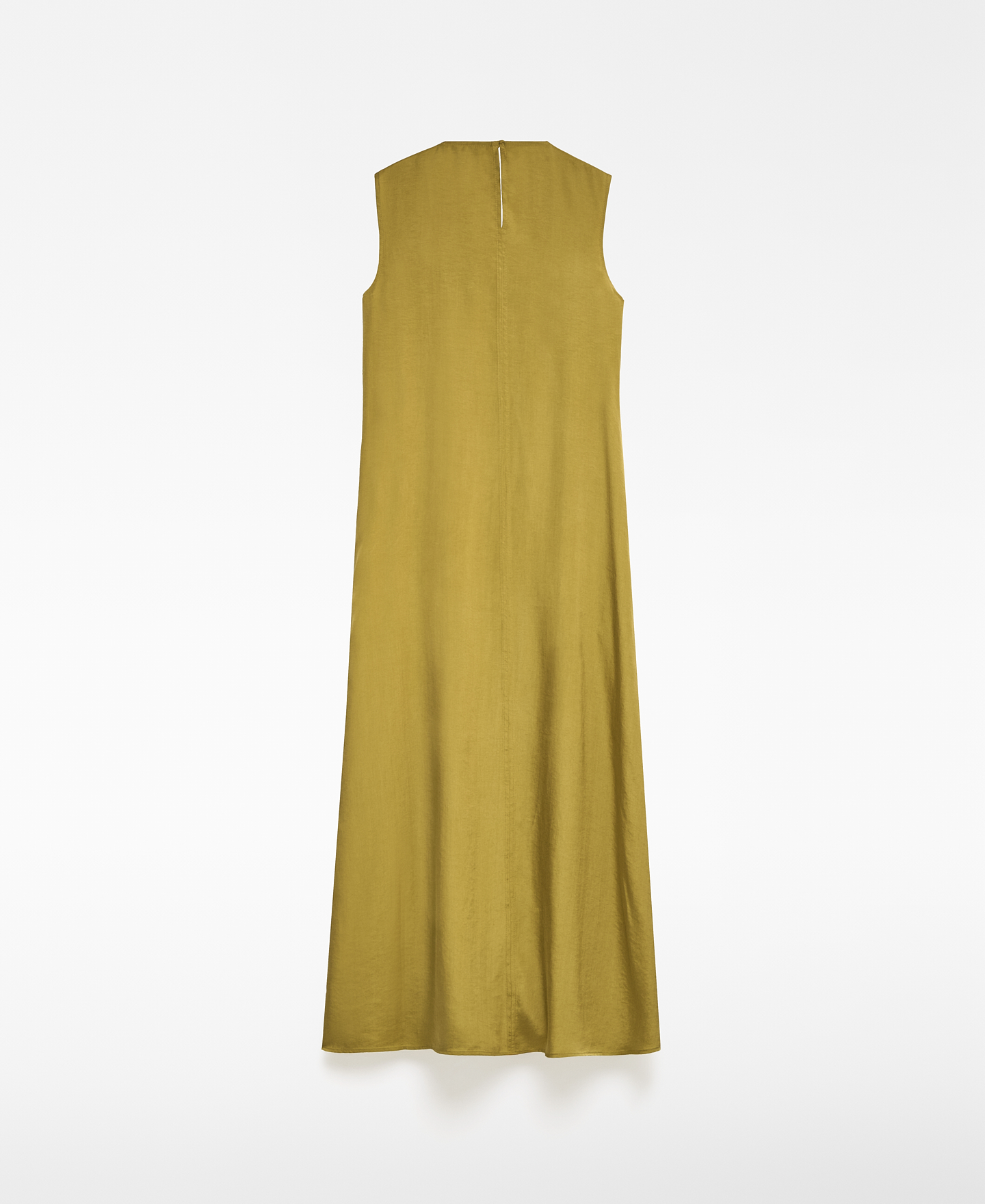 V-neckline long dress woman image number 5