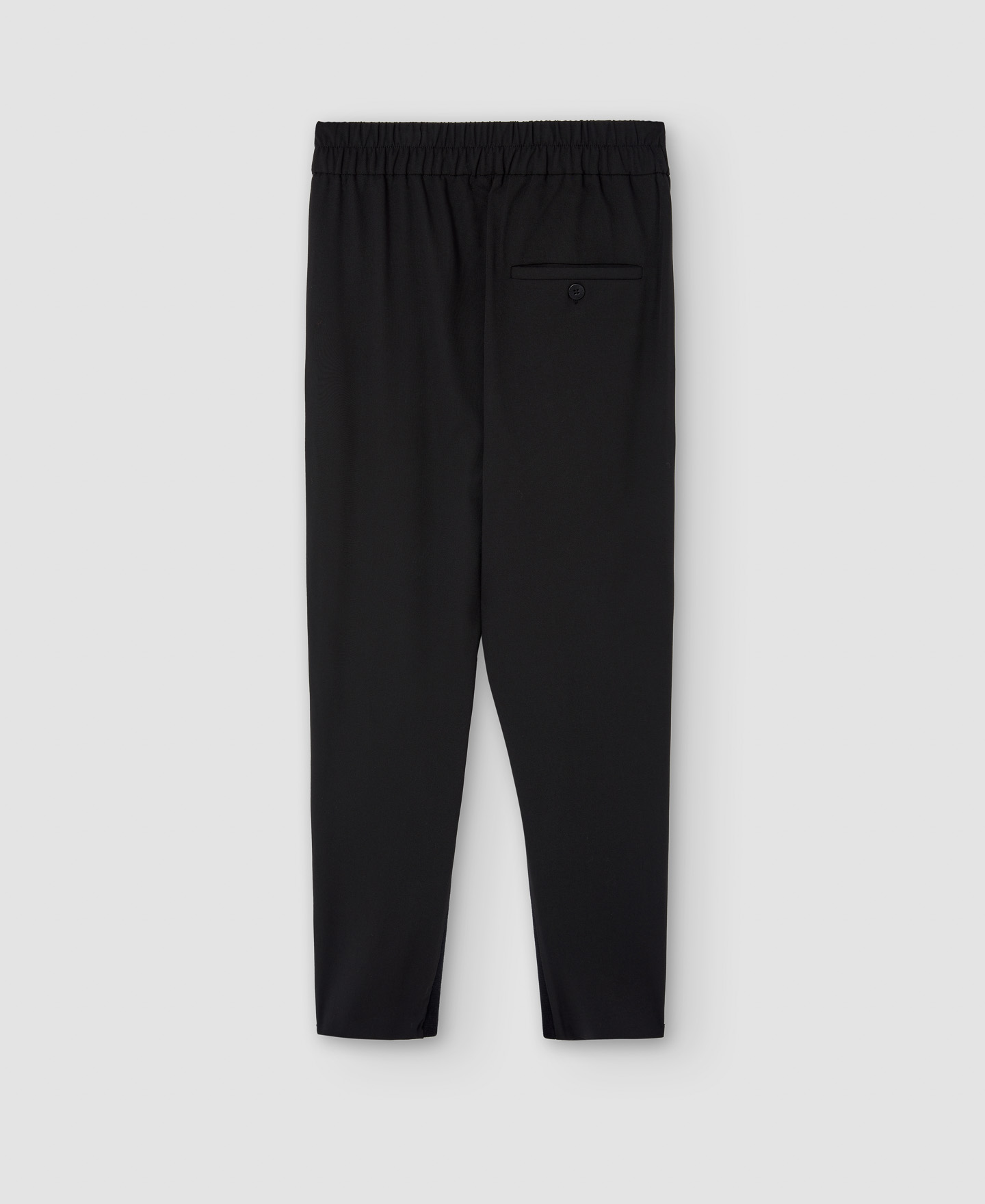 Asymmetric straight trousers image number 5