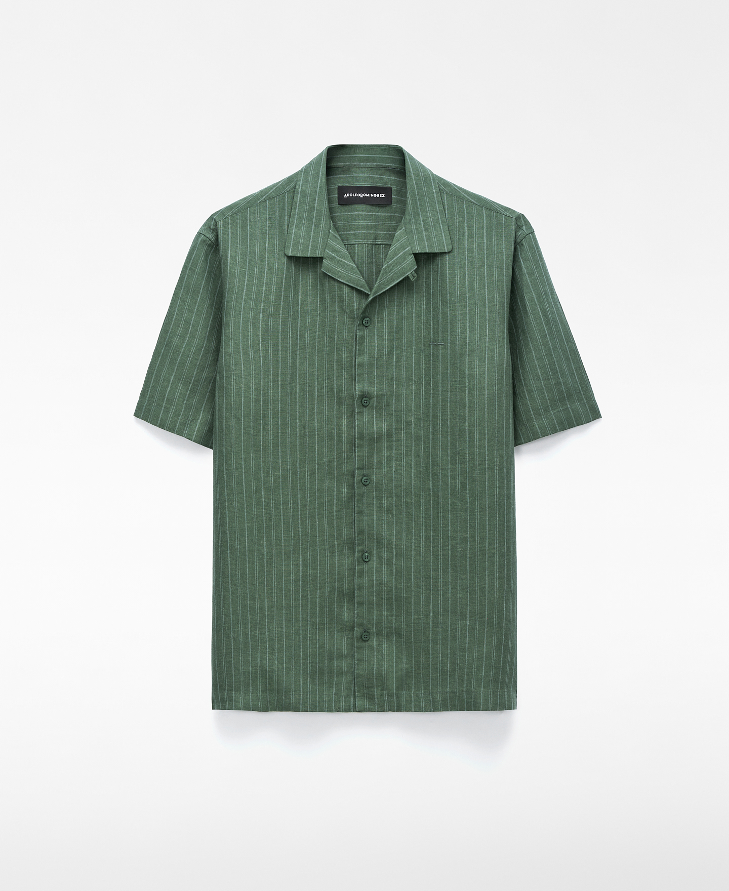 Hemd mit Bowlingkragen, gestreift, aus europ&auml;ischem Leinen image number 4