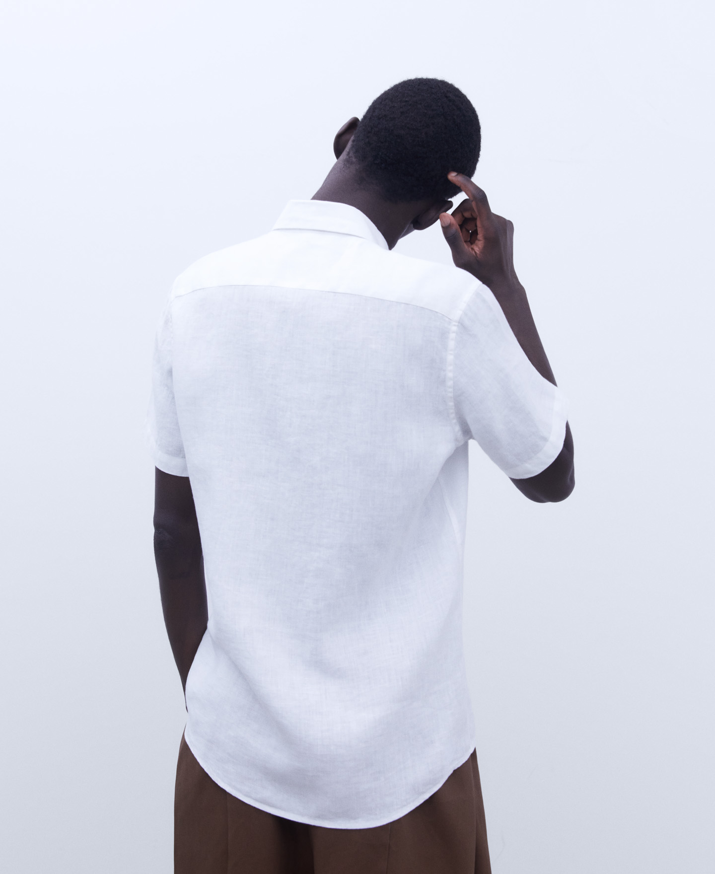 Linen short sleeve shirt image number 2