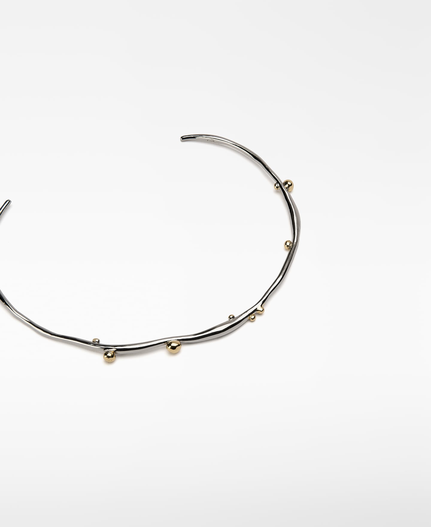 Organic-shaped irregular choker image number 1