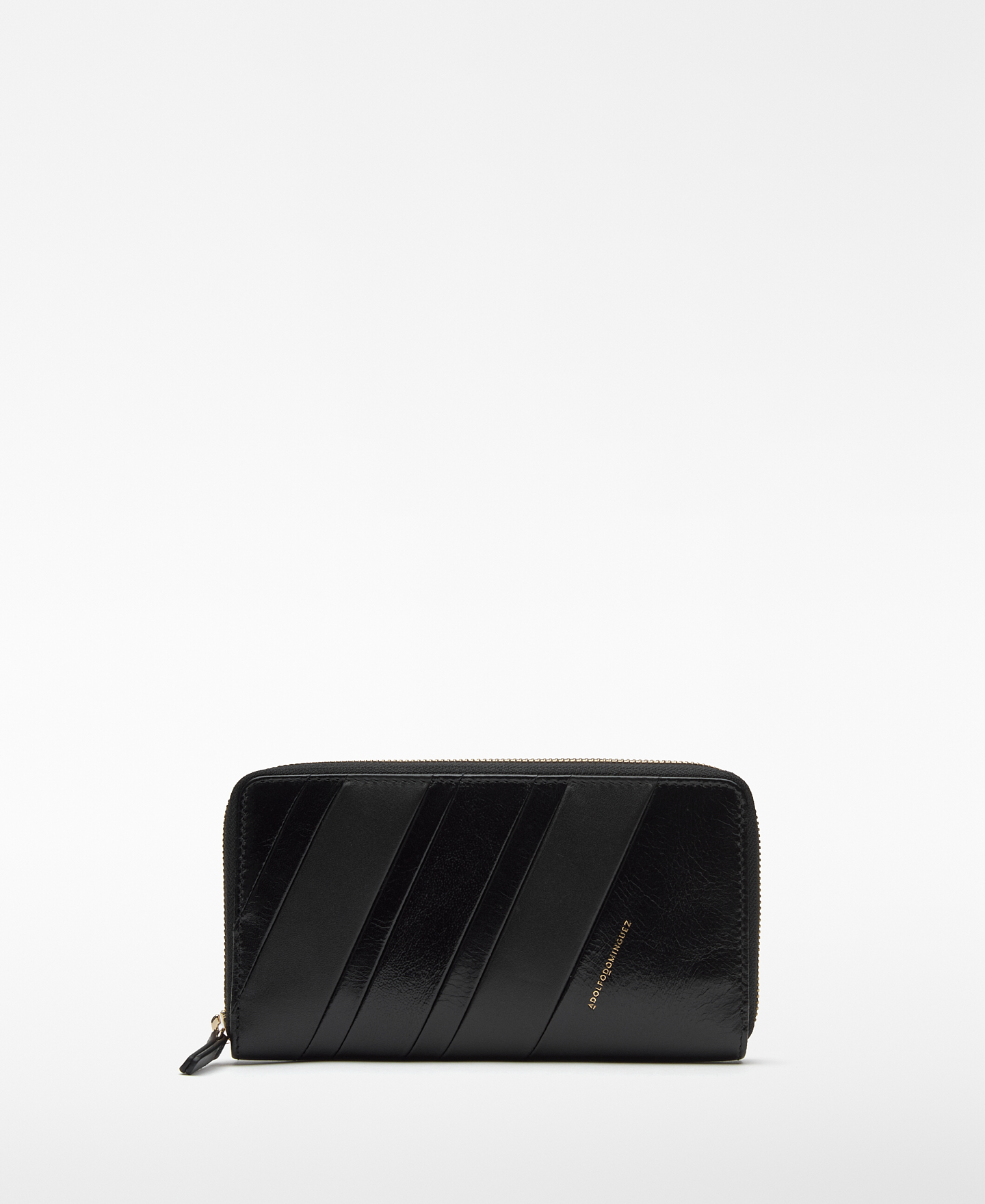 Leather patchwork large wallet woman image number 0