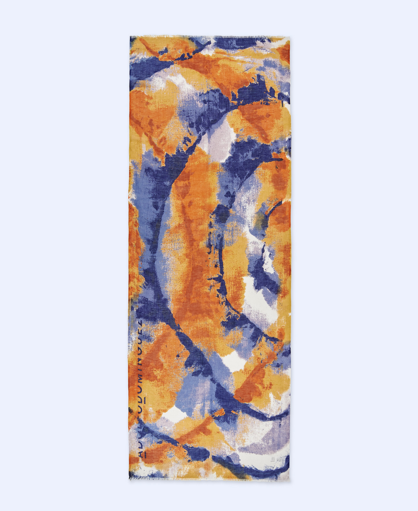 Linen and modal printed shawl image number 0