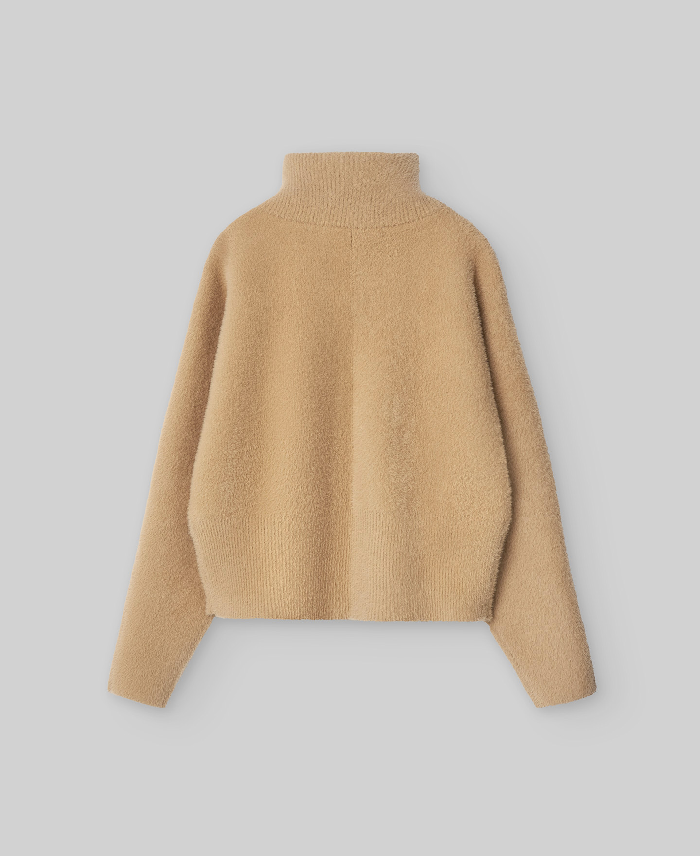 Fur effect knit jacket woman image number 5