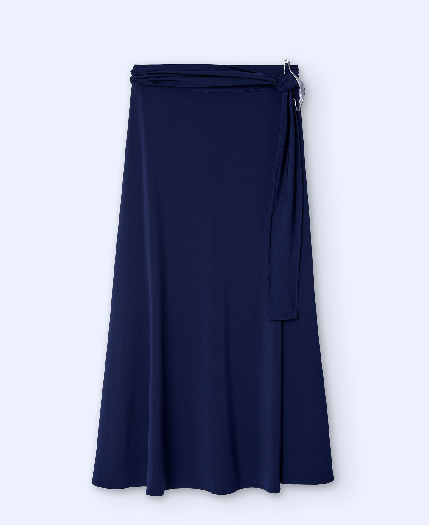 Semicircular skirt with belt image number 4