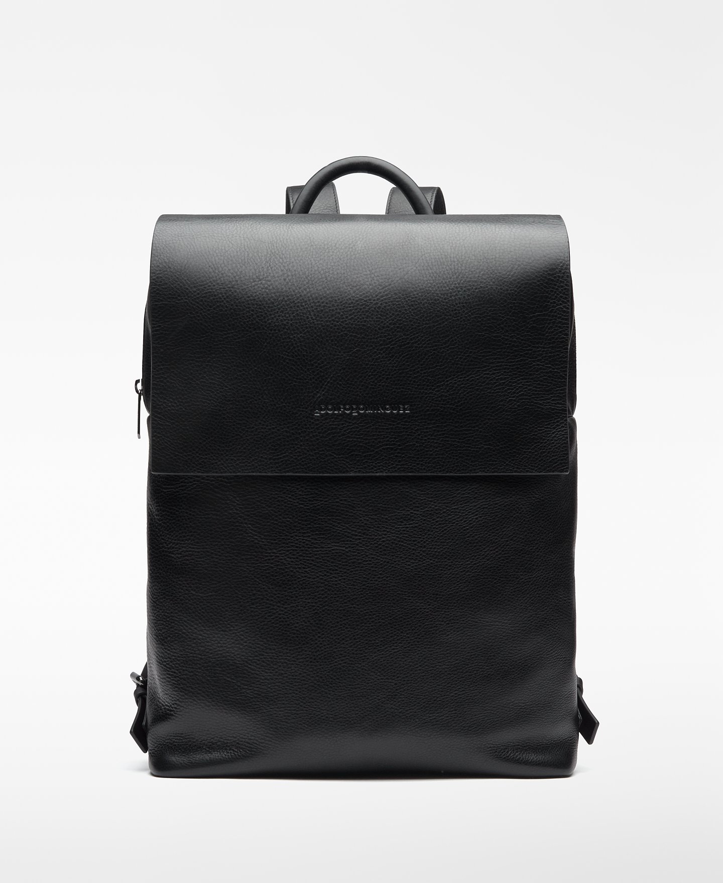 Mochila solapa piel image number 0