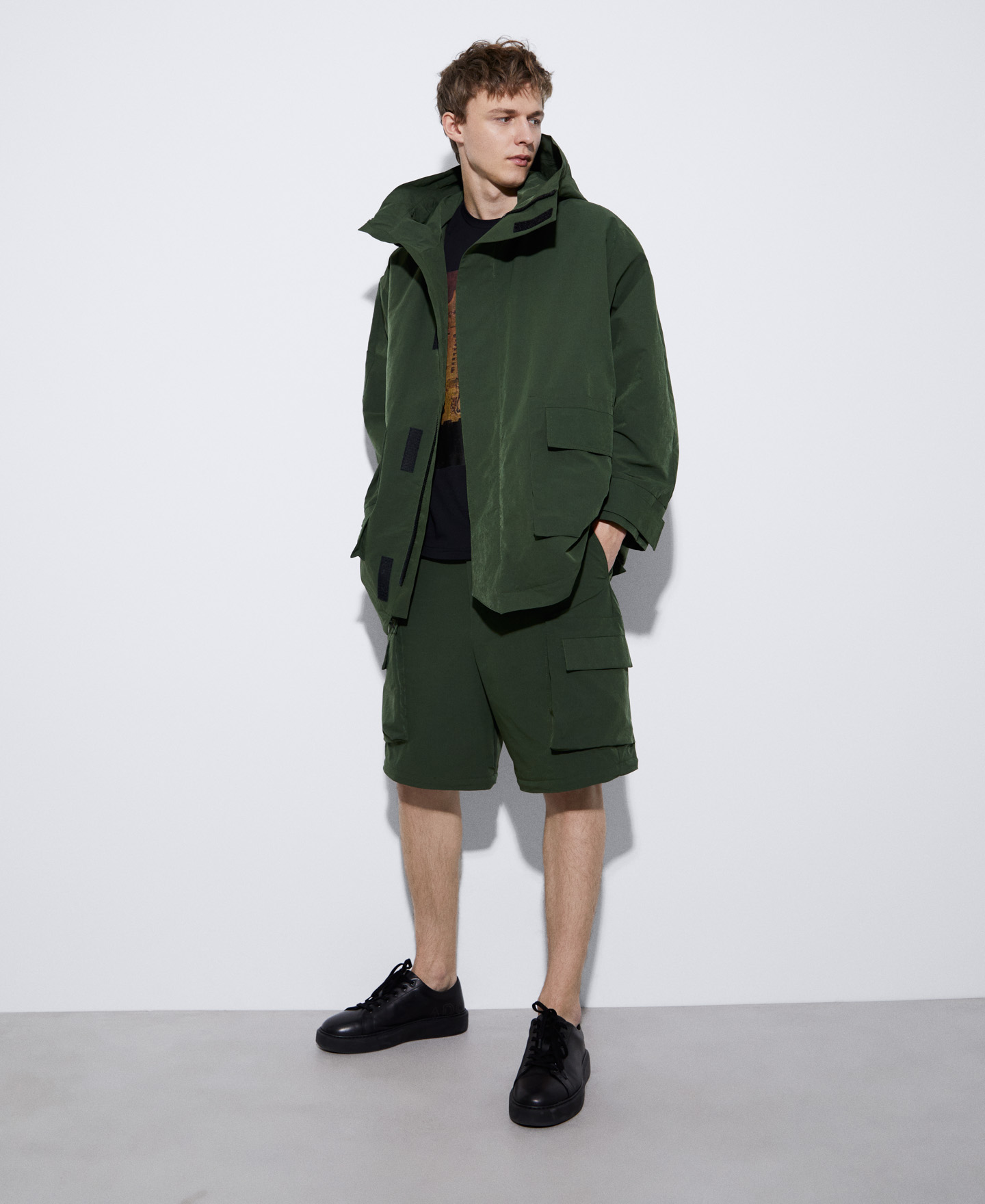 Detachable recycled polyester trousers image number 0