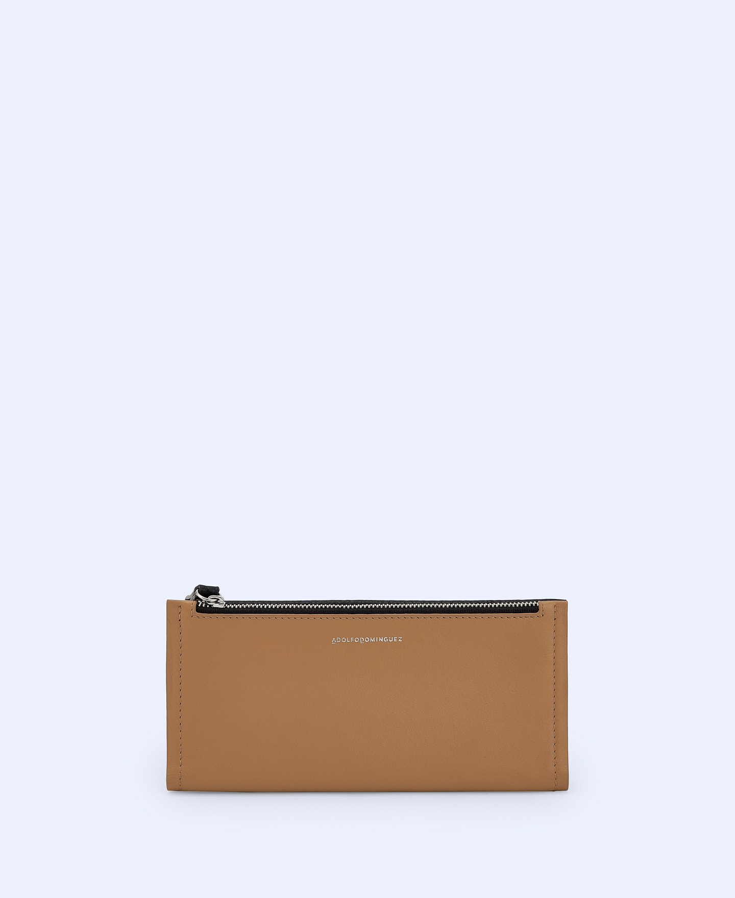 Large wallet pocket in nappa leather image number 0