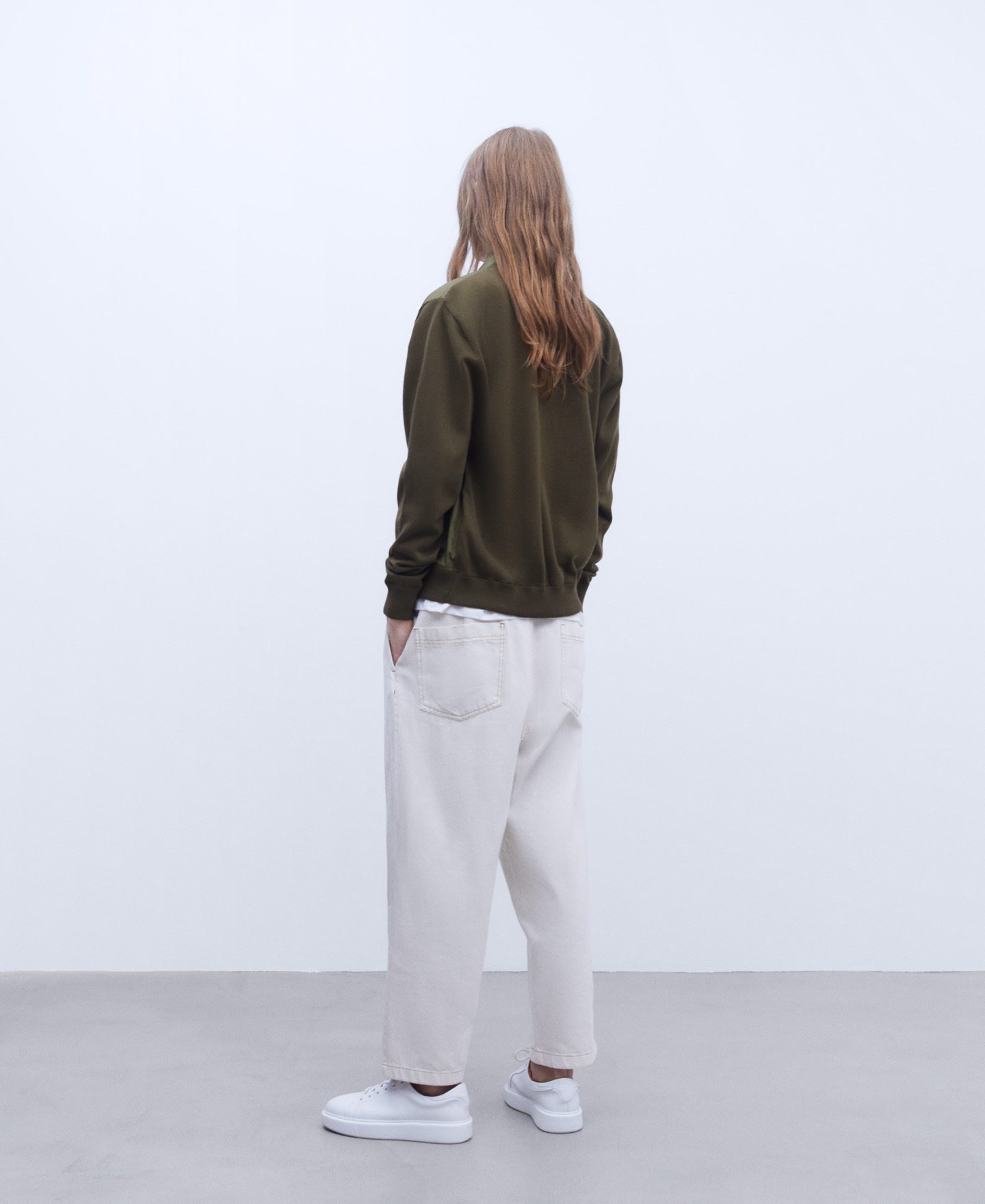 Cotton Mao collar Harrington image number 2