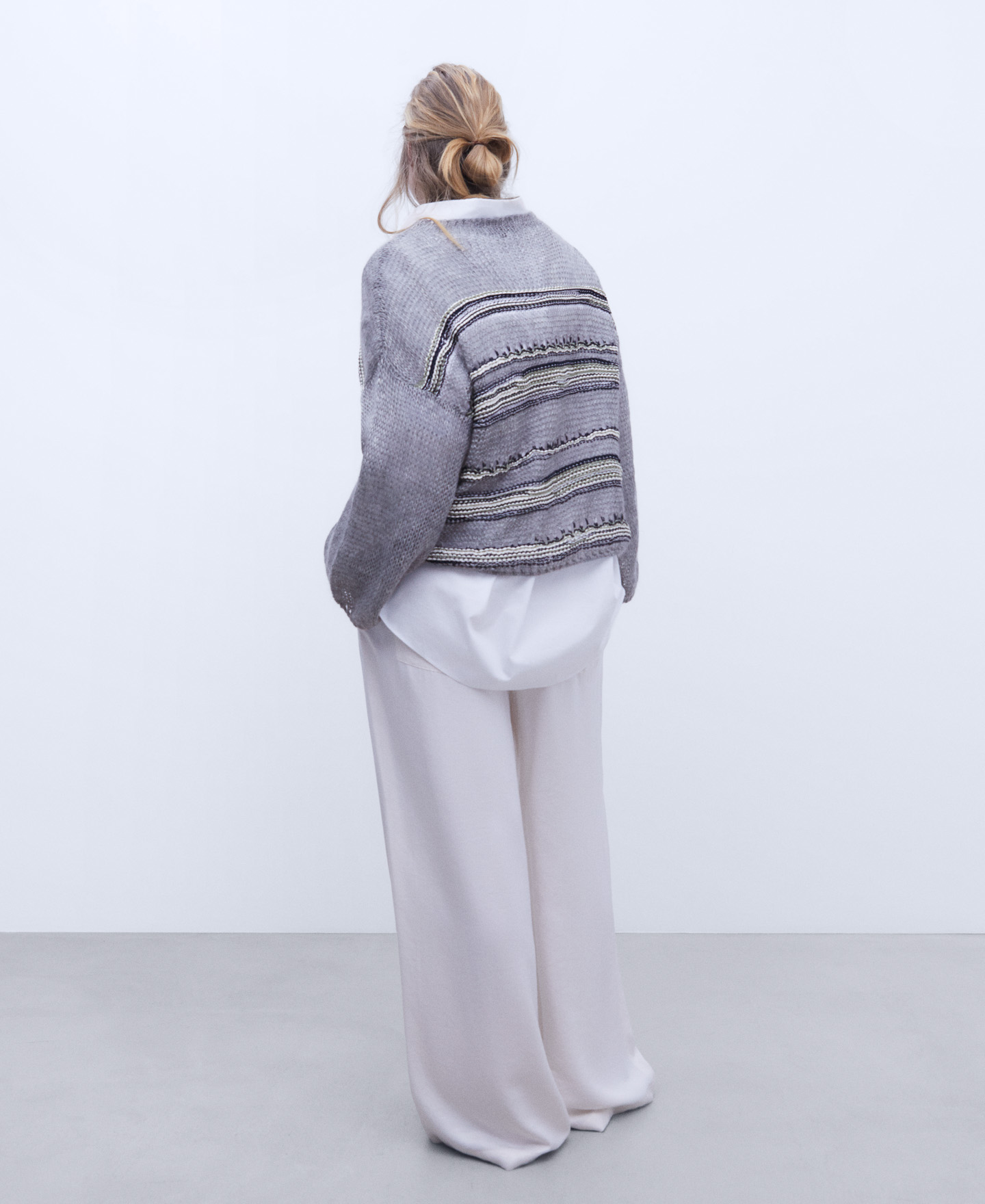 Oversize jacquard sweater image number 2