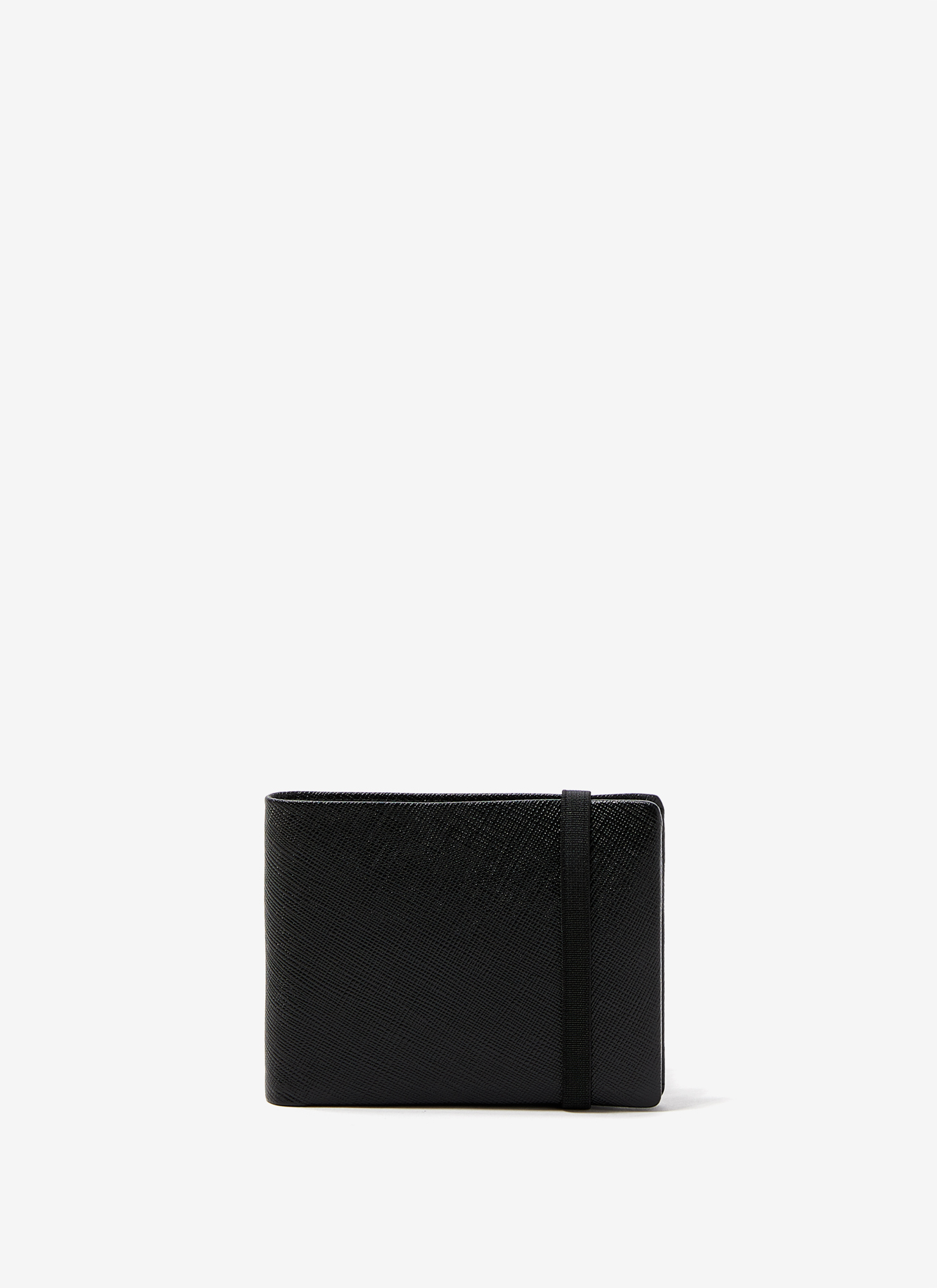 Saffiano leather compact wallet image number 0
